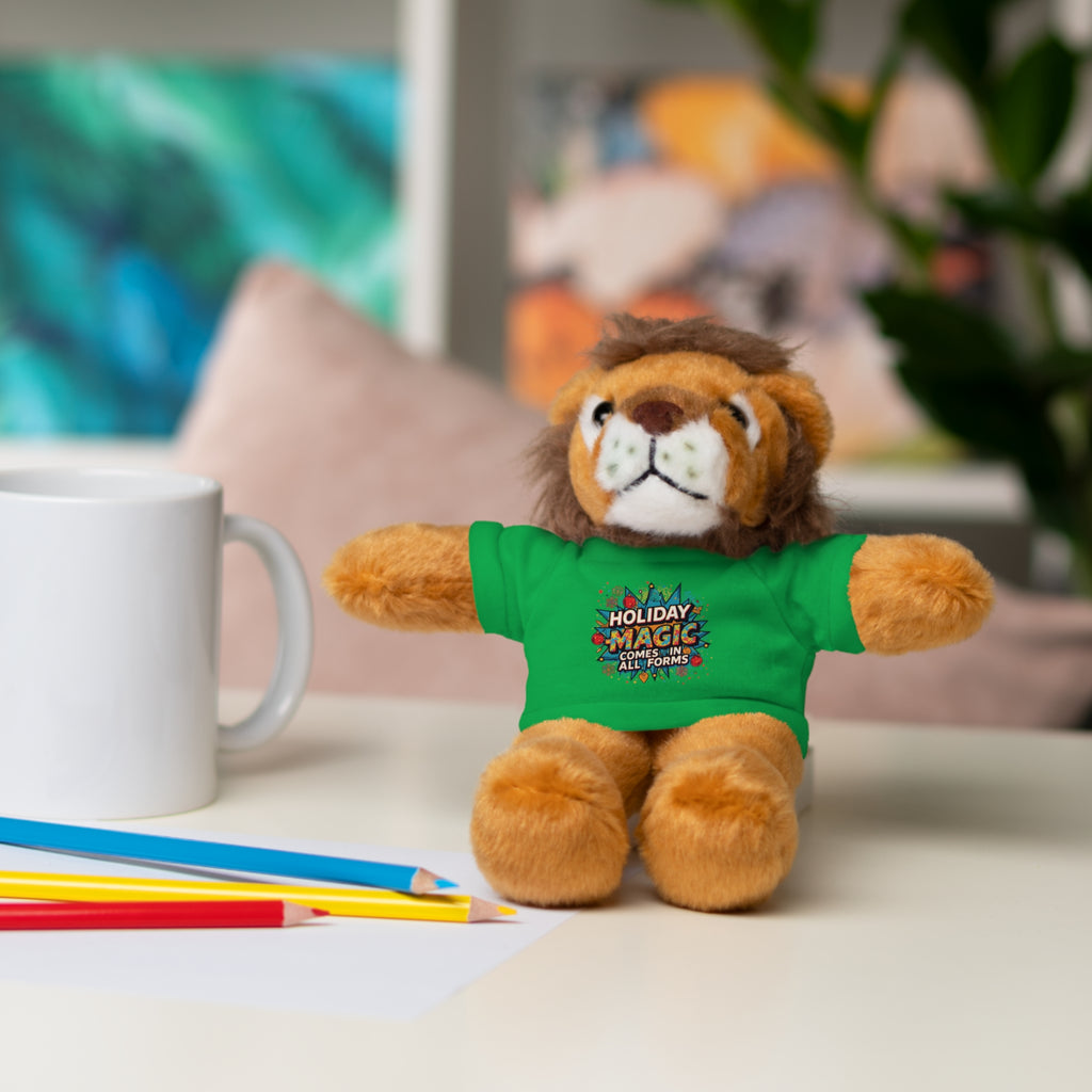 Holiday Magic Bear — Plush Teddy with 'Holiday Magic Comes in All Forms' Tee