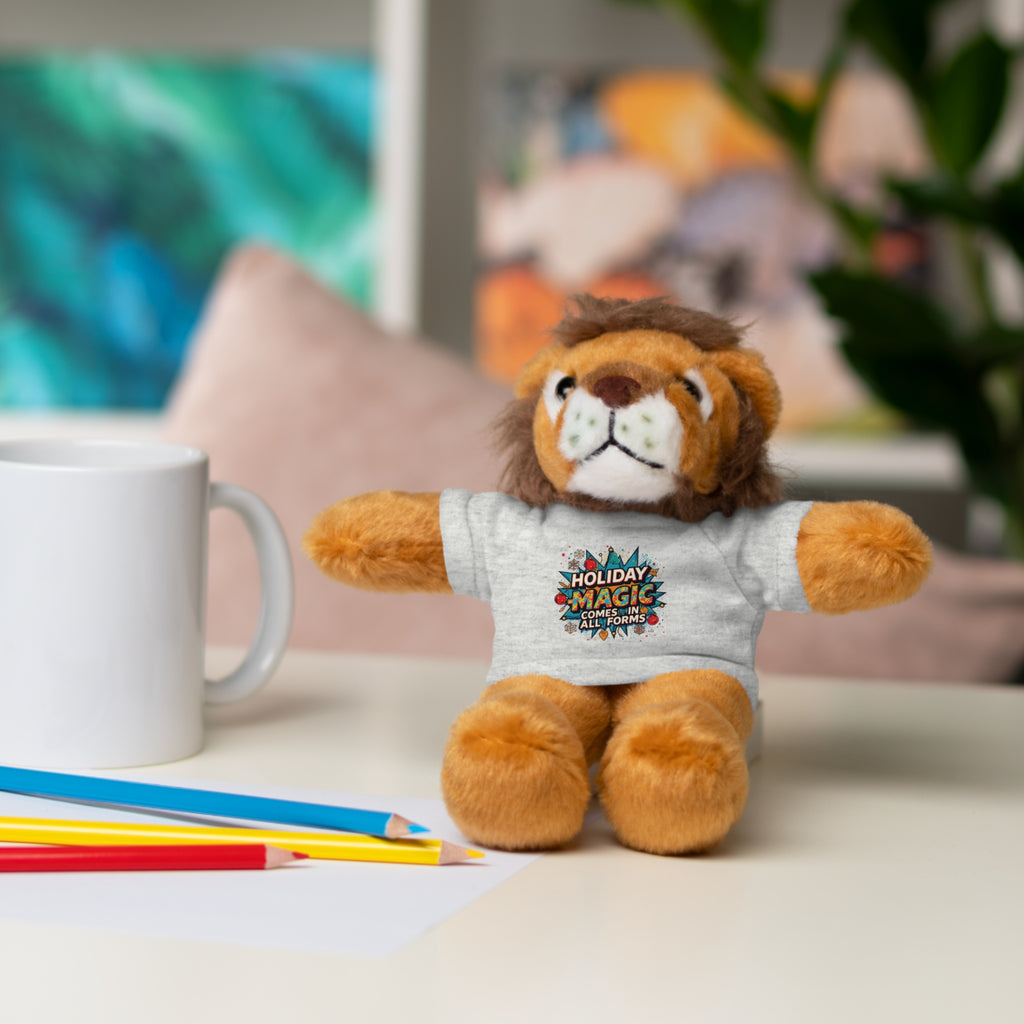Holiday Magic Bear — Plush Teddy with 'Holiday Magic Comes in All Forms' Tee