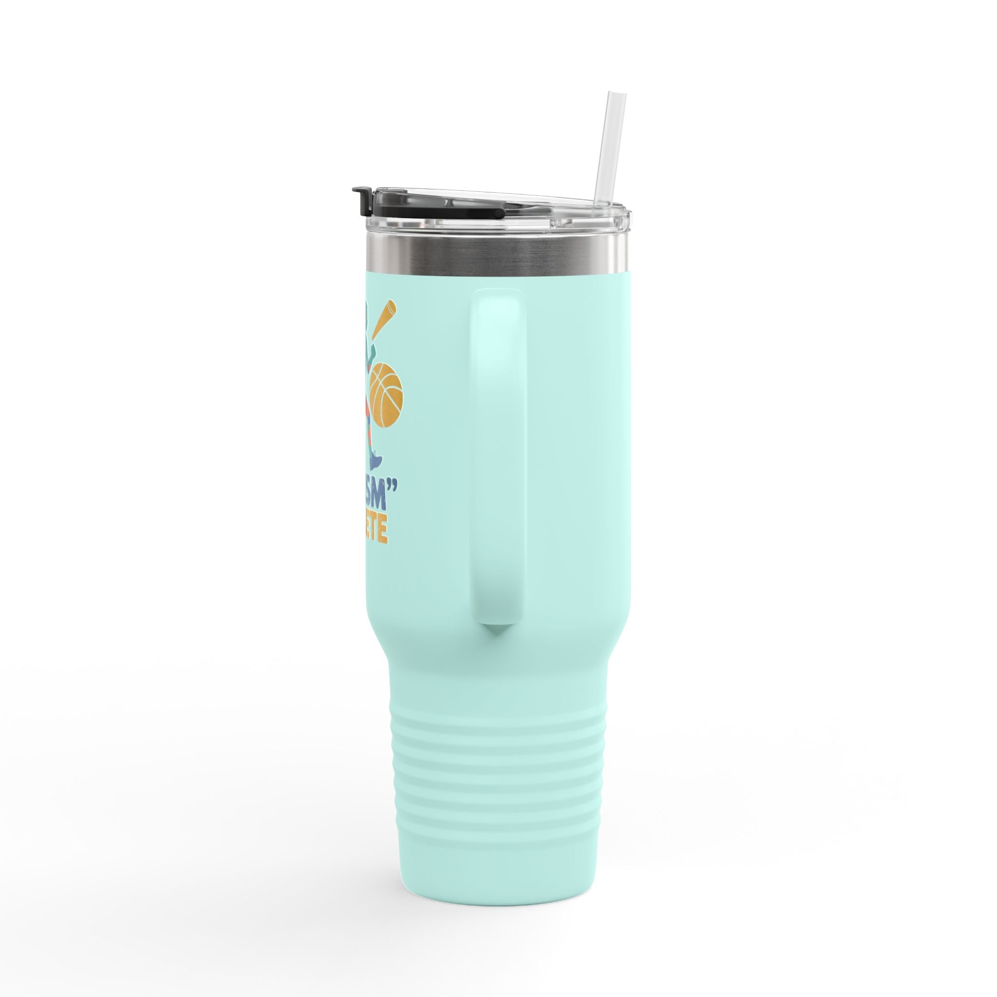 Autism Athlete 40oz Insulated Travel Mug — Sports Awareness Tumbler