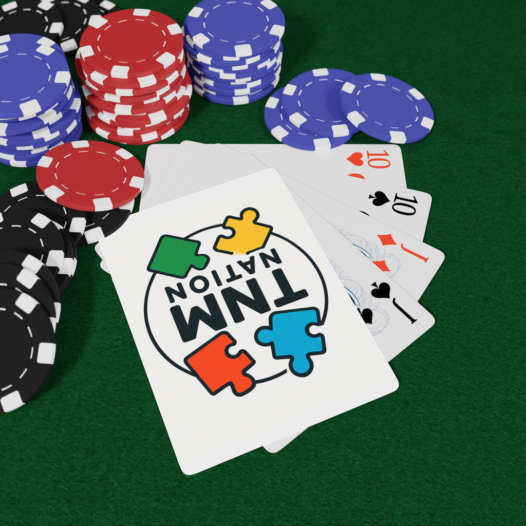 Custom TNM Nation Poker Playing Cards — Classic Ace Spade Design