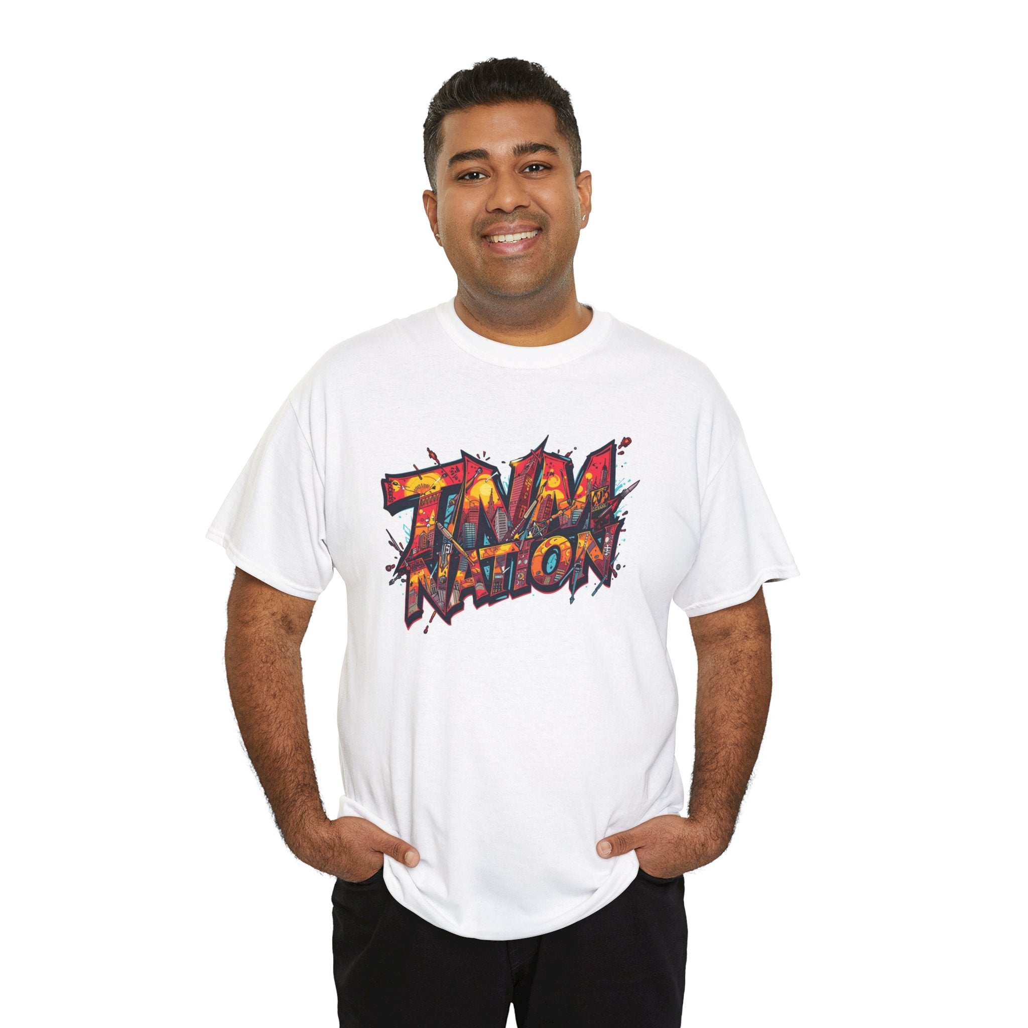 Tidal Nation Graffiti Tee - Urban Streetwear Graphic T-Shirt