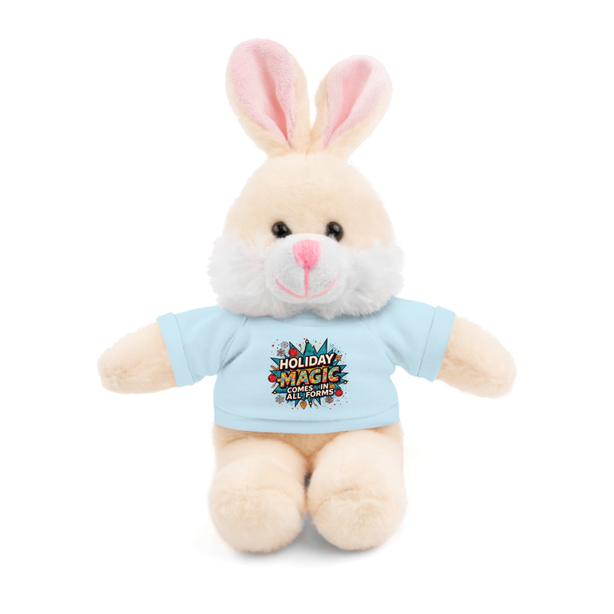 Holiday Magic Bear — Plush Teddy with 'Holiday Magic Comes in All Forms' Tee