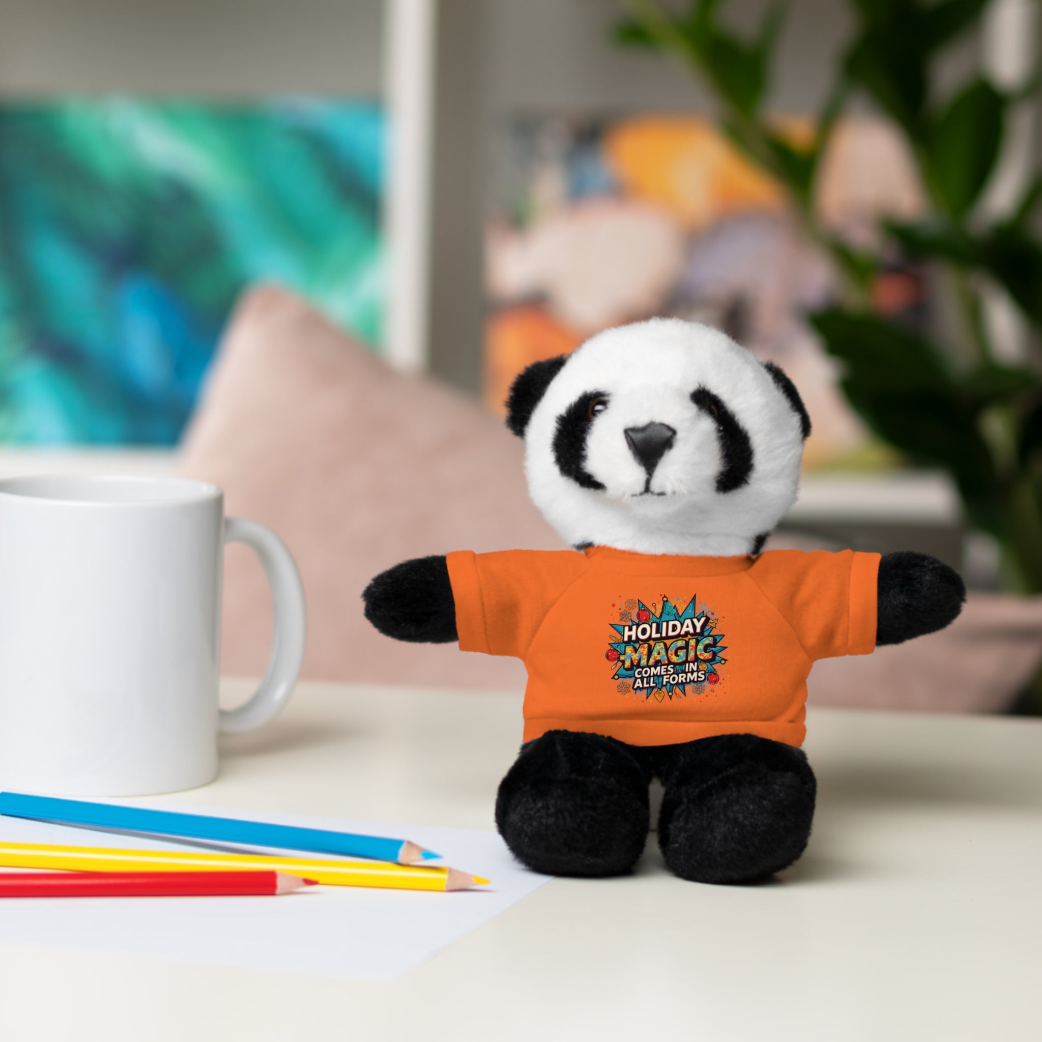 Holiday Magic Bear — Plush Teddy with 'Holiday Magic Comes in All Forms' Tee