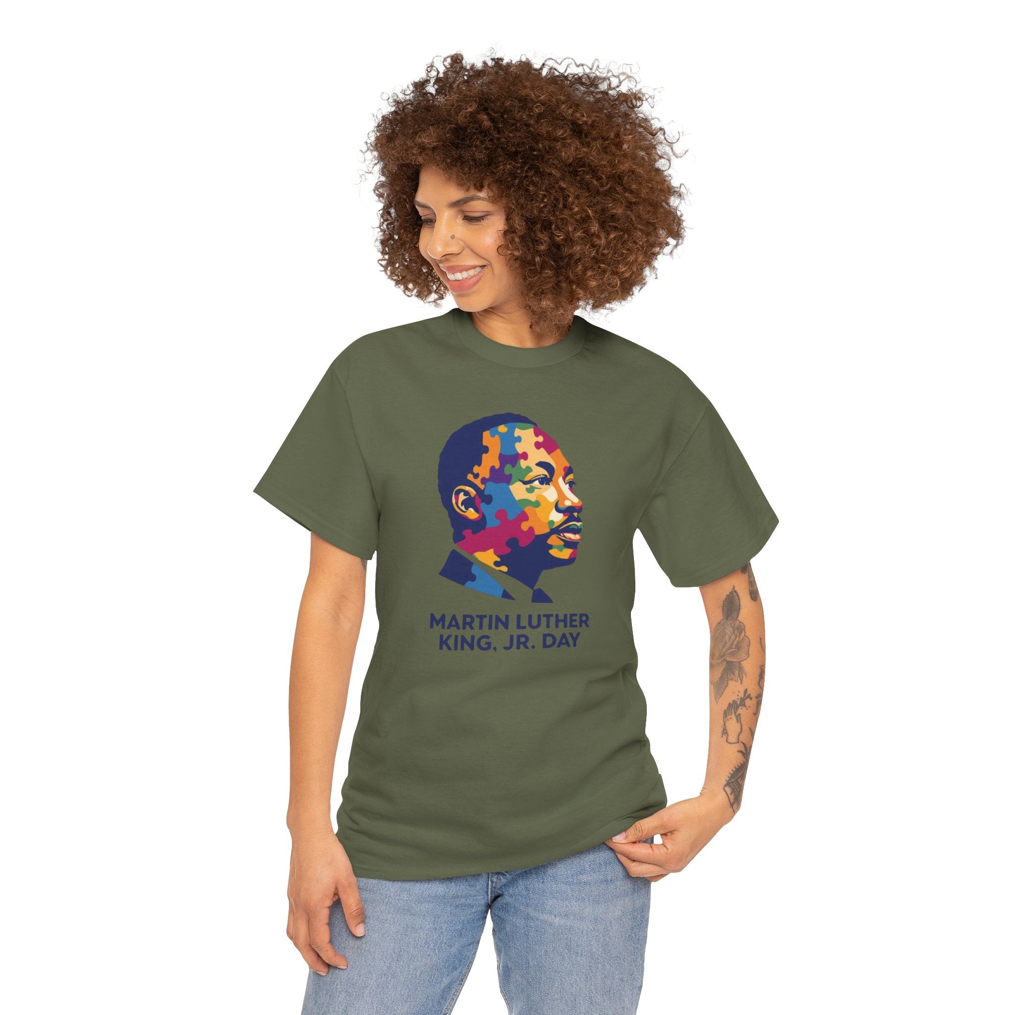 MLK Day Meets Autism T‑Shirt