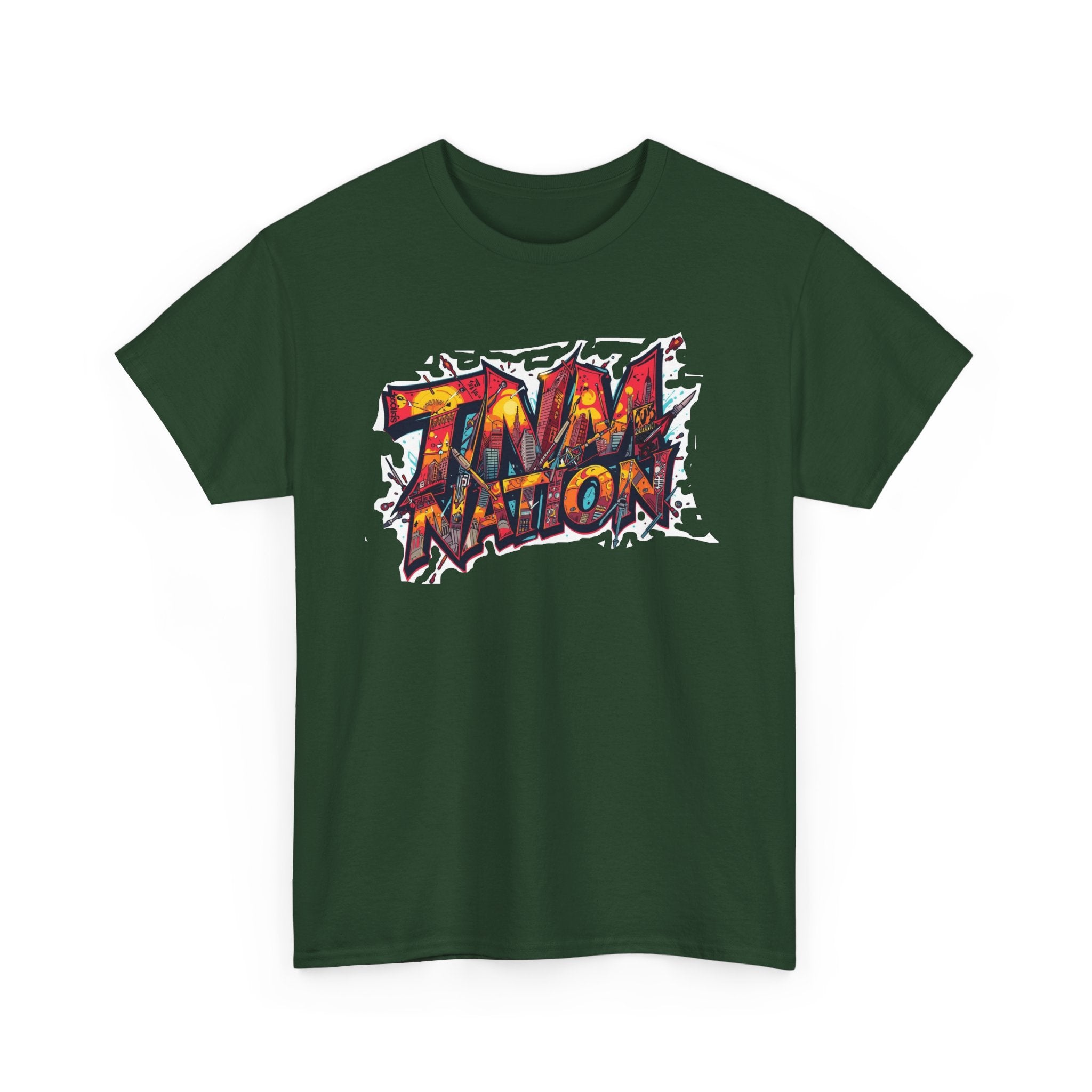 Tidal Nation Graffiti Tee - Urban Streetwear Graphic T-Shirt