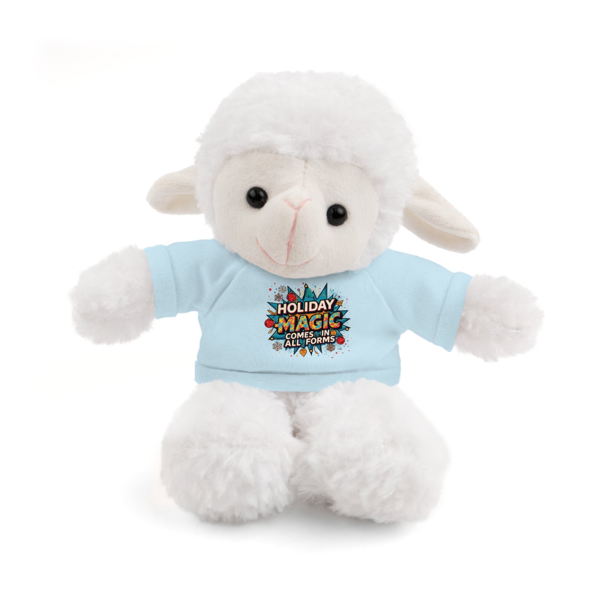 Holiday Magic Bear — Plush Teddy with 'Holiday Magic Comes in All Forms' Tee