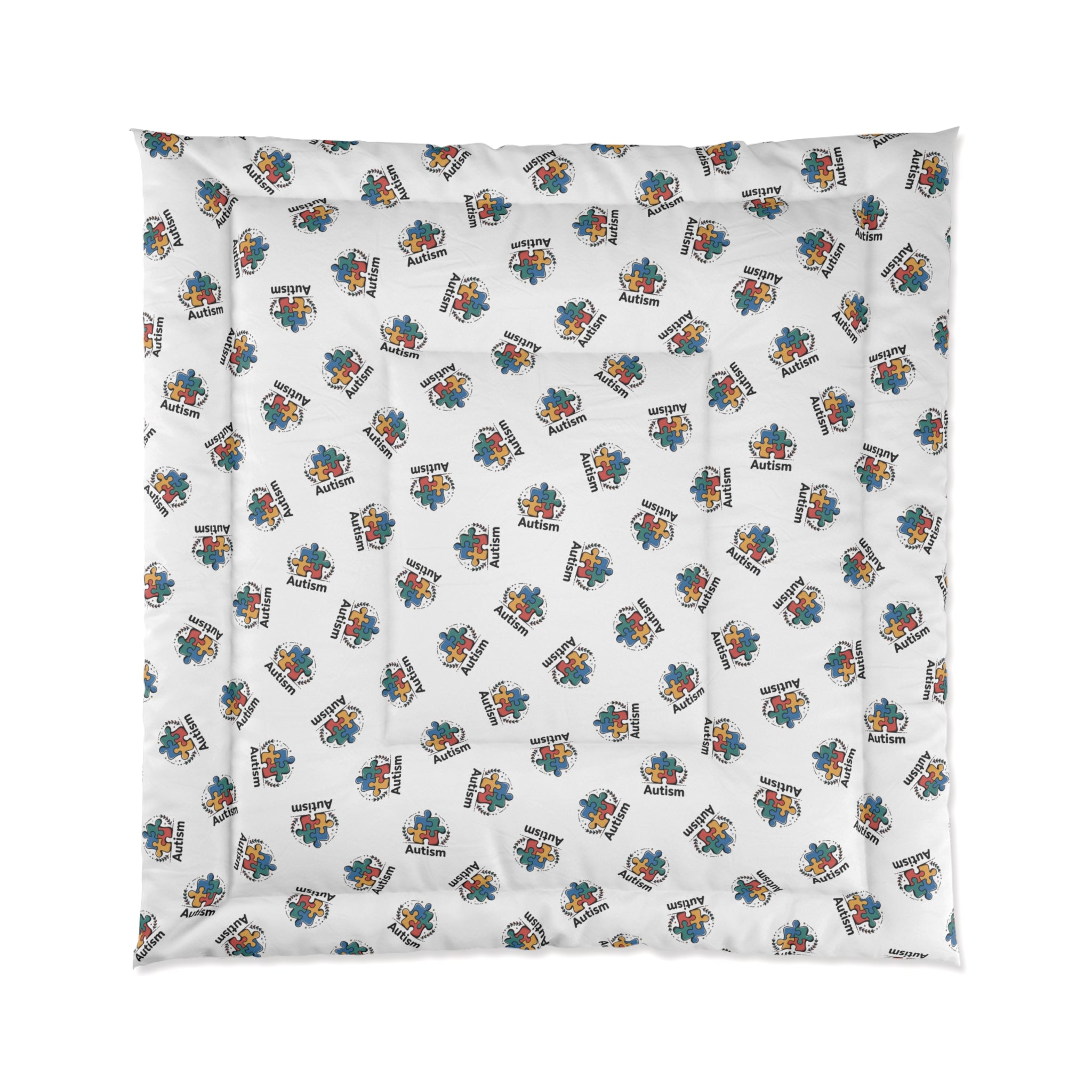 Comforter - Colorful Floral Geode Pattern Duvet Cover for Bedroom Decor
