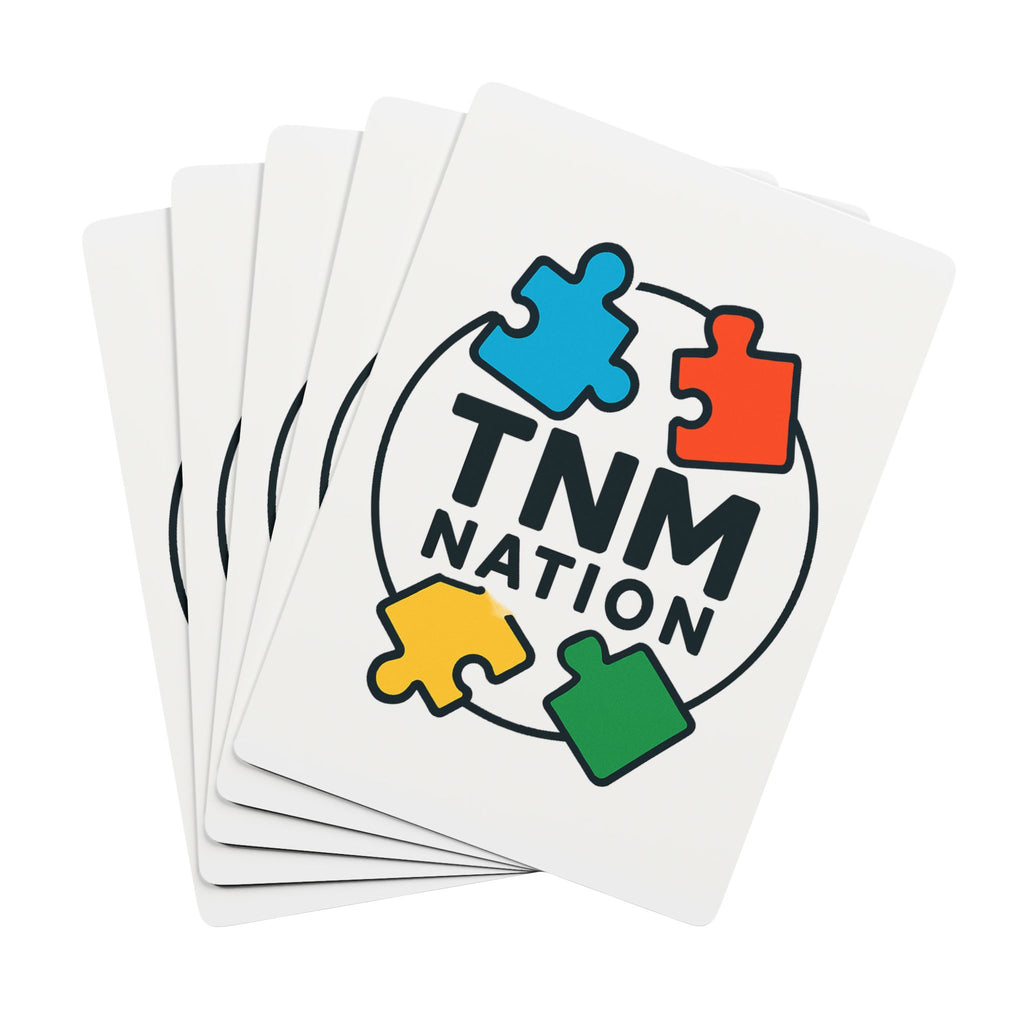 Custom TNM Nation Poker Playing Cards — Classic Ace Spade Design