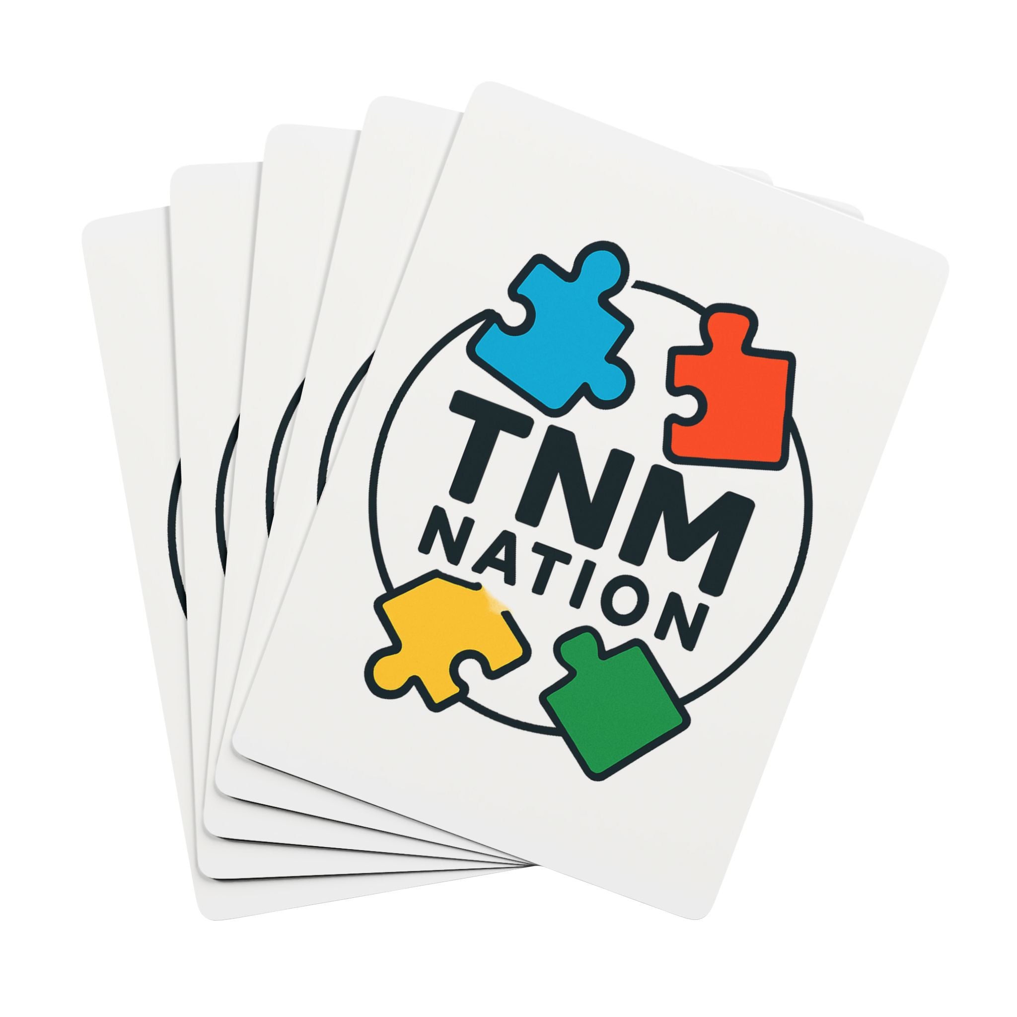 Custom TNM Nation Poker Playing Cards — Classic Ace Spade Design