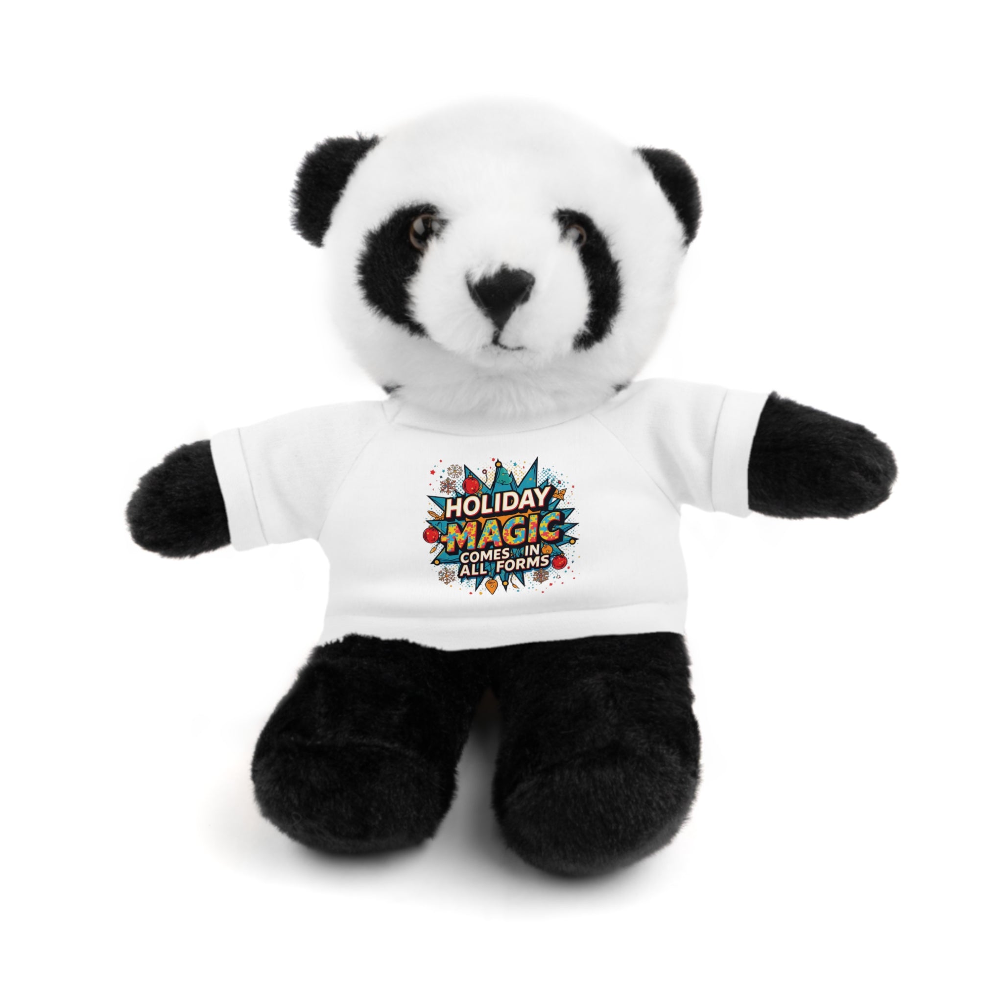 Holiday Magic Bear — Plush Teddy with 'Holiday Magic Comes in All Forms' Tee
