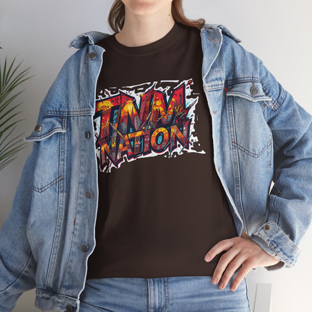 Tidal Nation Graffiti Tee - Urban Streetwear Graphic T-Shirt