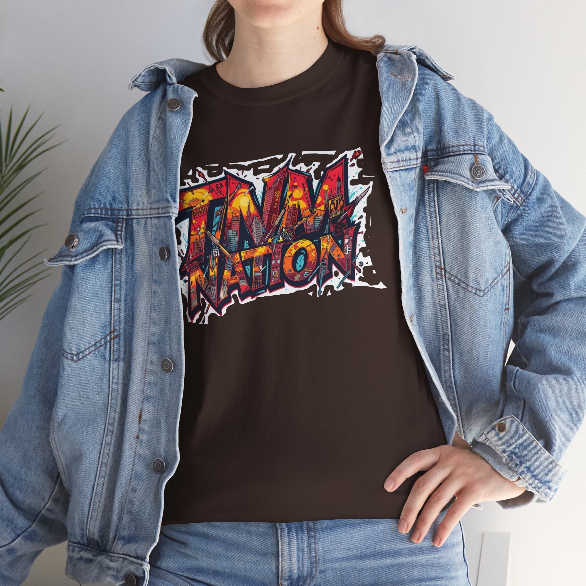 Tidal Nation Graffiti Tee - Urban Streetwear Graphic T-Shirt