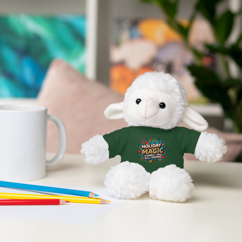 Holiday Magic Bear — Plush Teddy with 'Holiday Magic Comes in All Forms' Tee