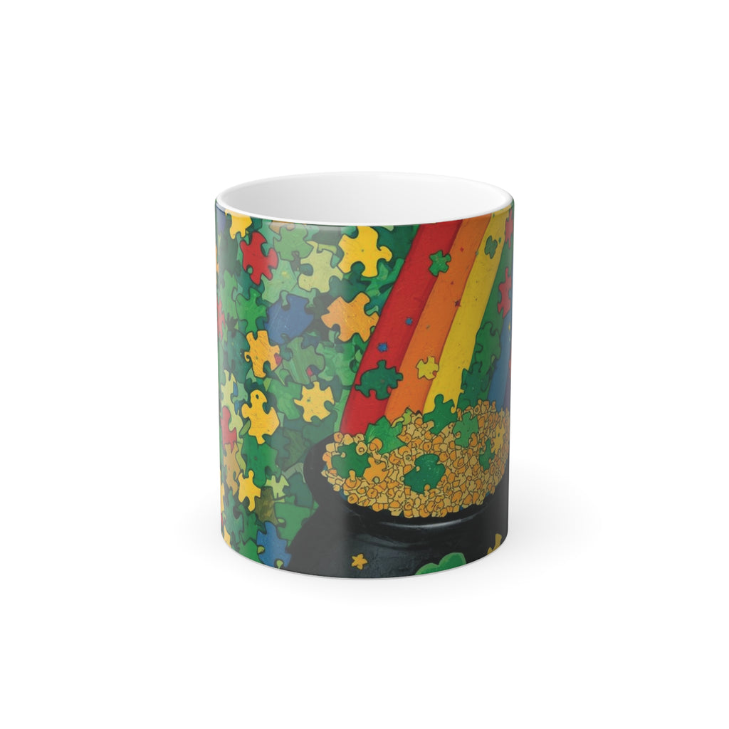St. Patrick's Rainbow Pot of Gold Color-Changing Mug