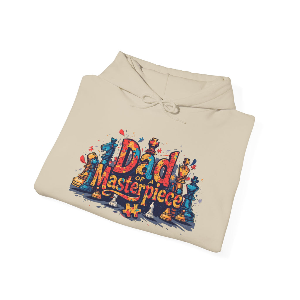 Dad Masterpiece Hoodie – Colorful Artistic Father’s Day Sweatshirt