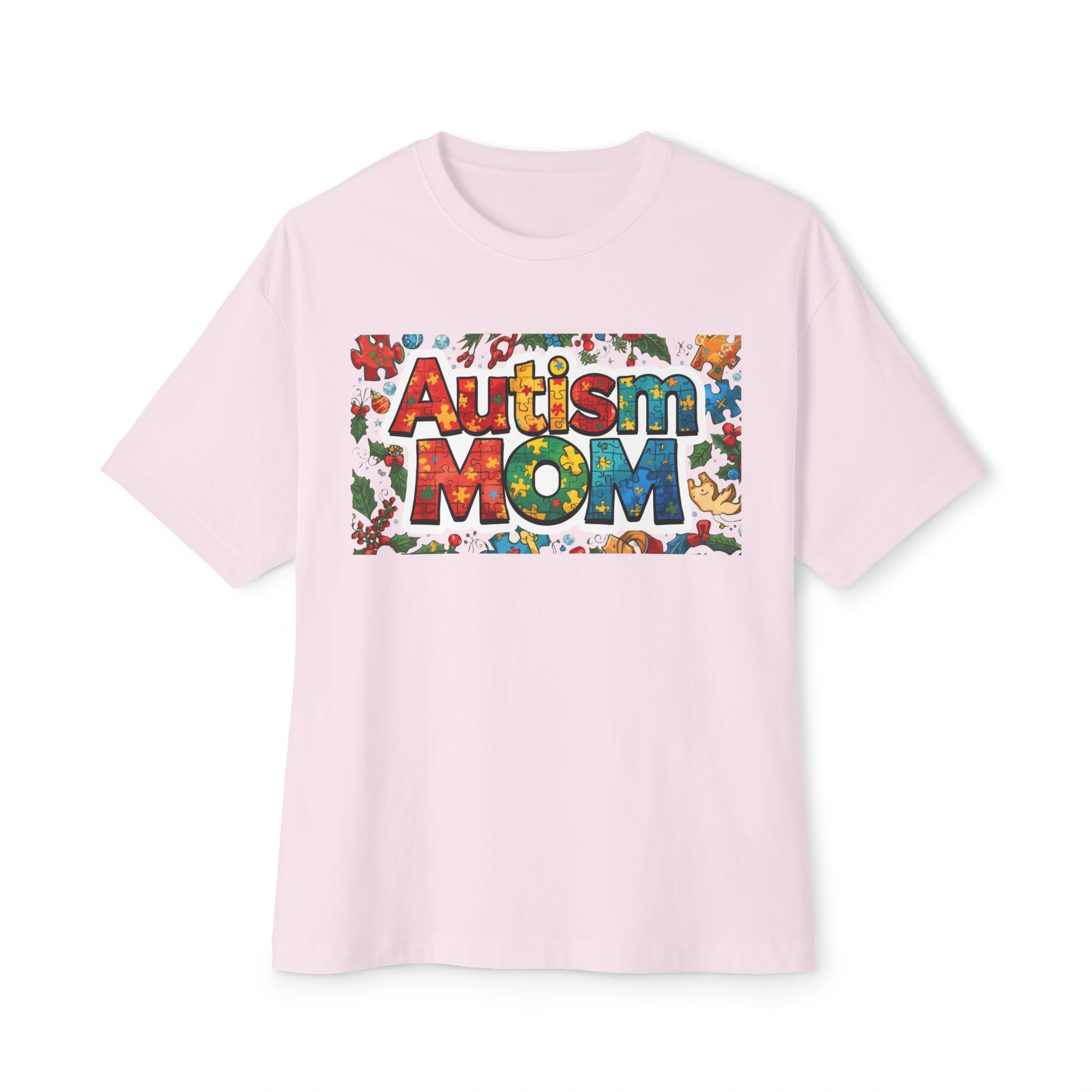 Autism Mom T-Shirt — Colorful Puzzle Piece Awareness Tee
