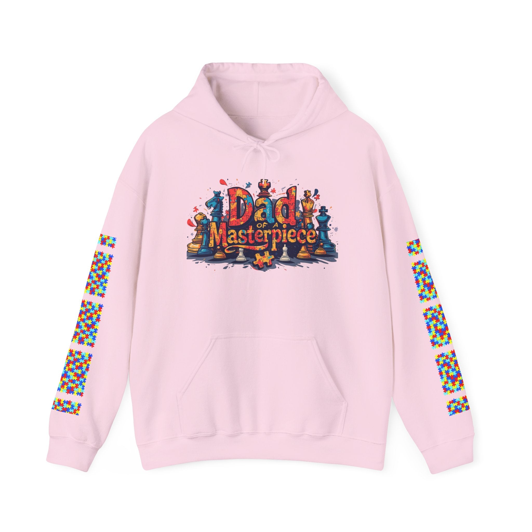 Dad Masterpiece Hoodie – Colorful Artistic Father’s Day Sweatshirt