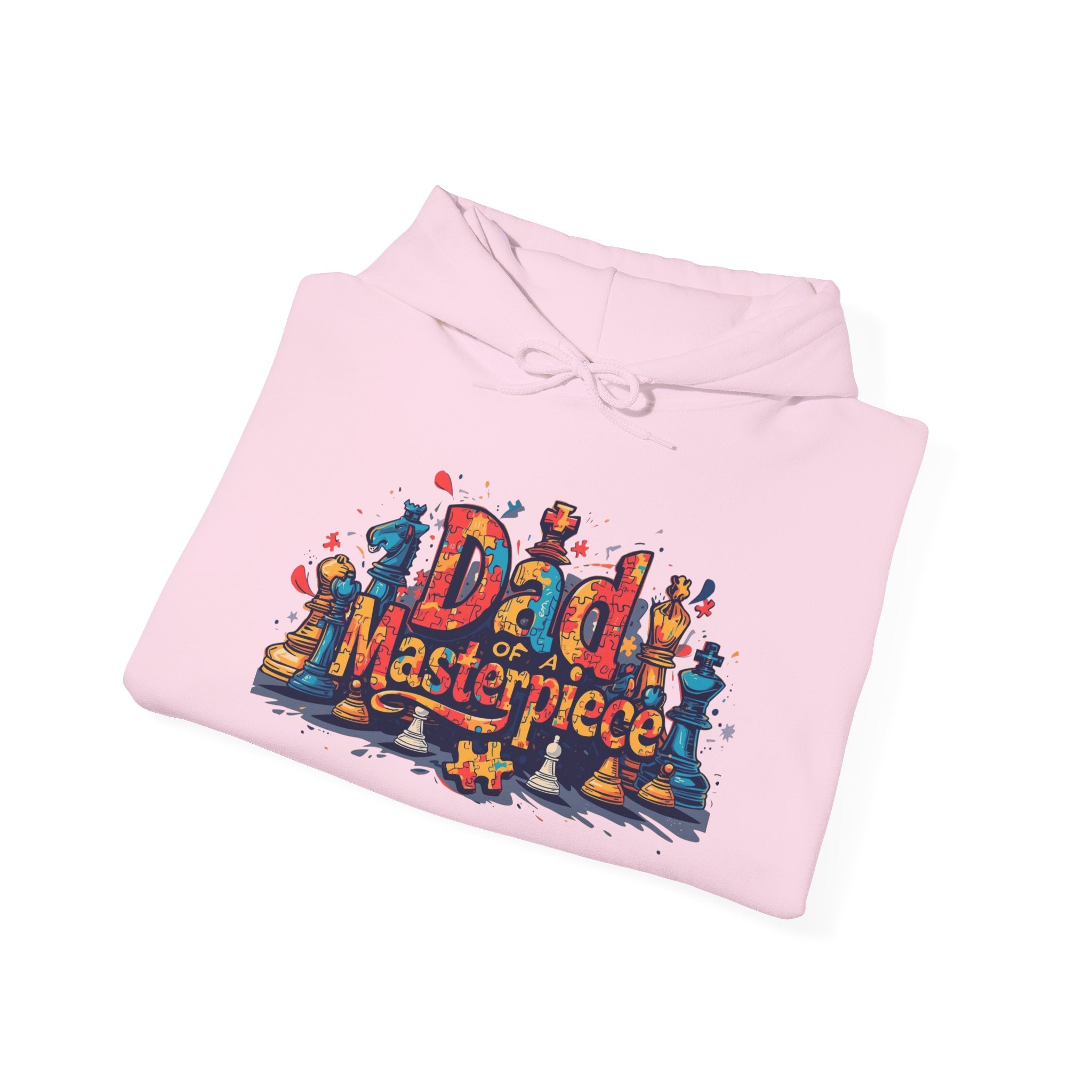 Dad Masterpiece Hoodie – Colorful Artistic Father’s Day Sweatshirt