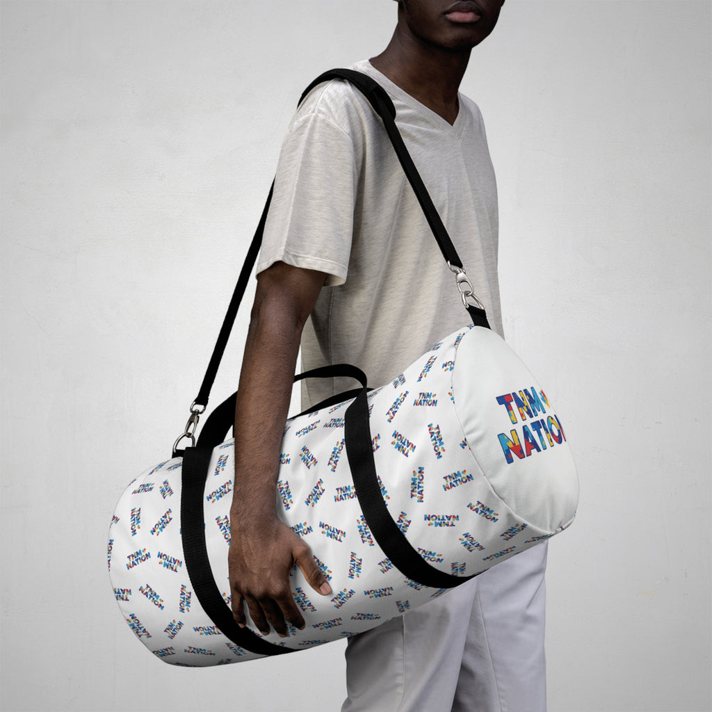 TNM NATION Skateboard Pattern – Lightweight Gym & Weekend Bag