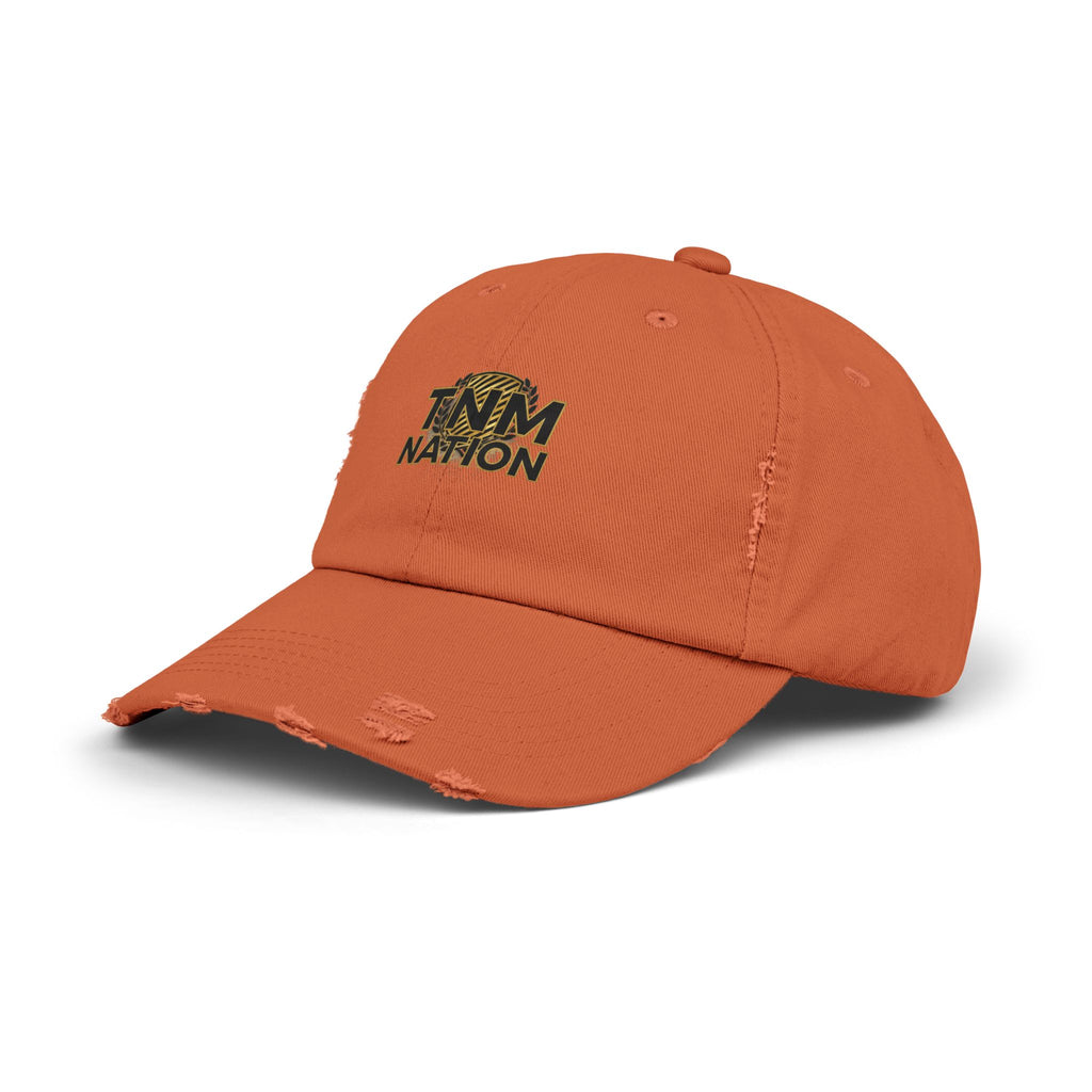 Distressed Baseball Cap — TNM Nation Gold Logo