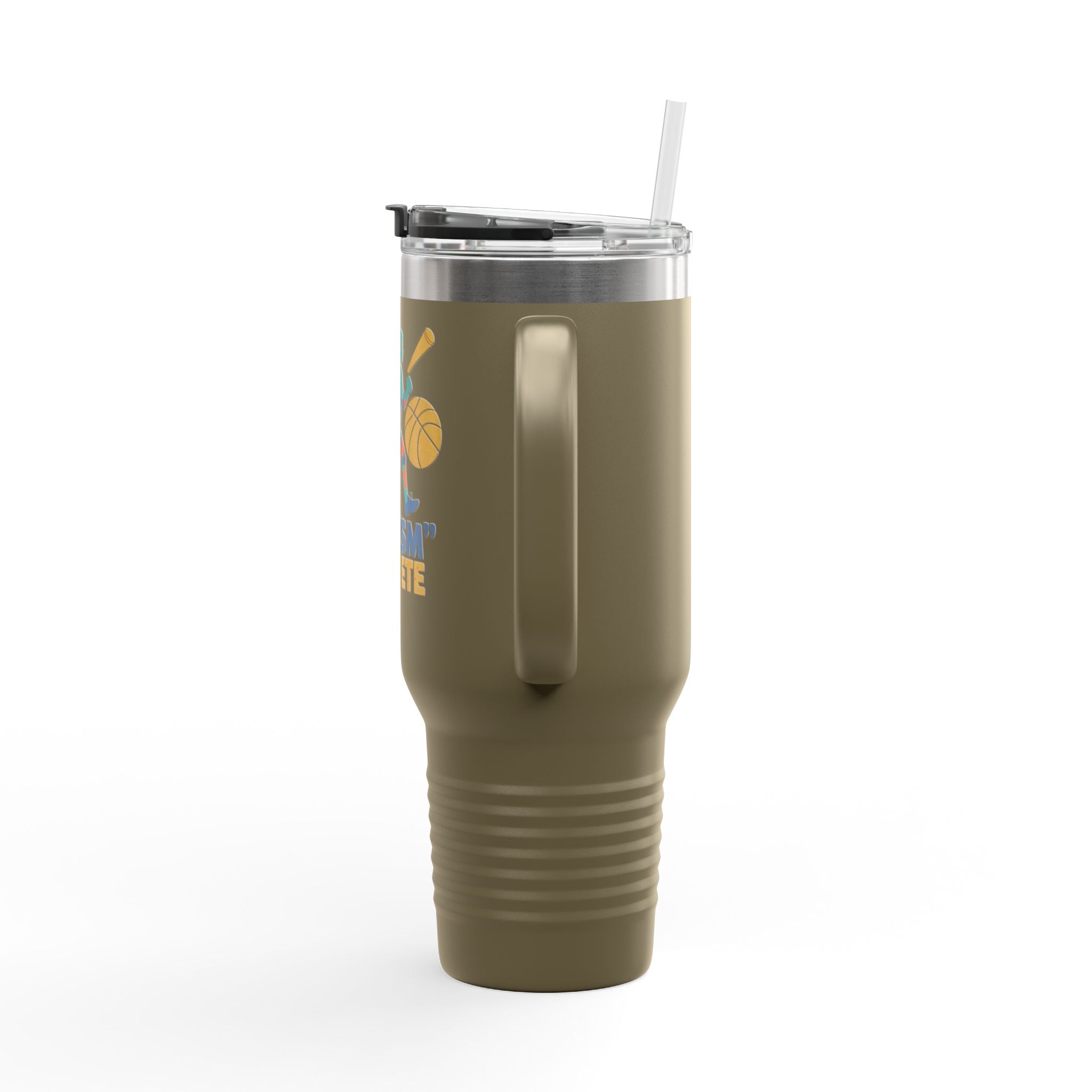 Autism Athlete 40oz Insulated Travel Mug — Sports Awareness Tumbler