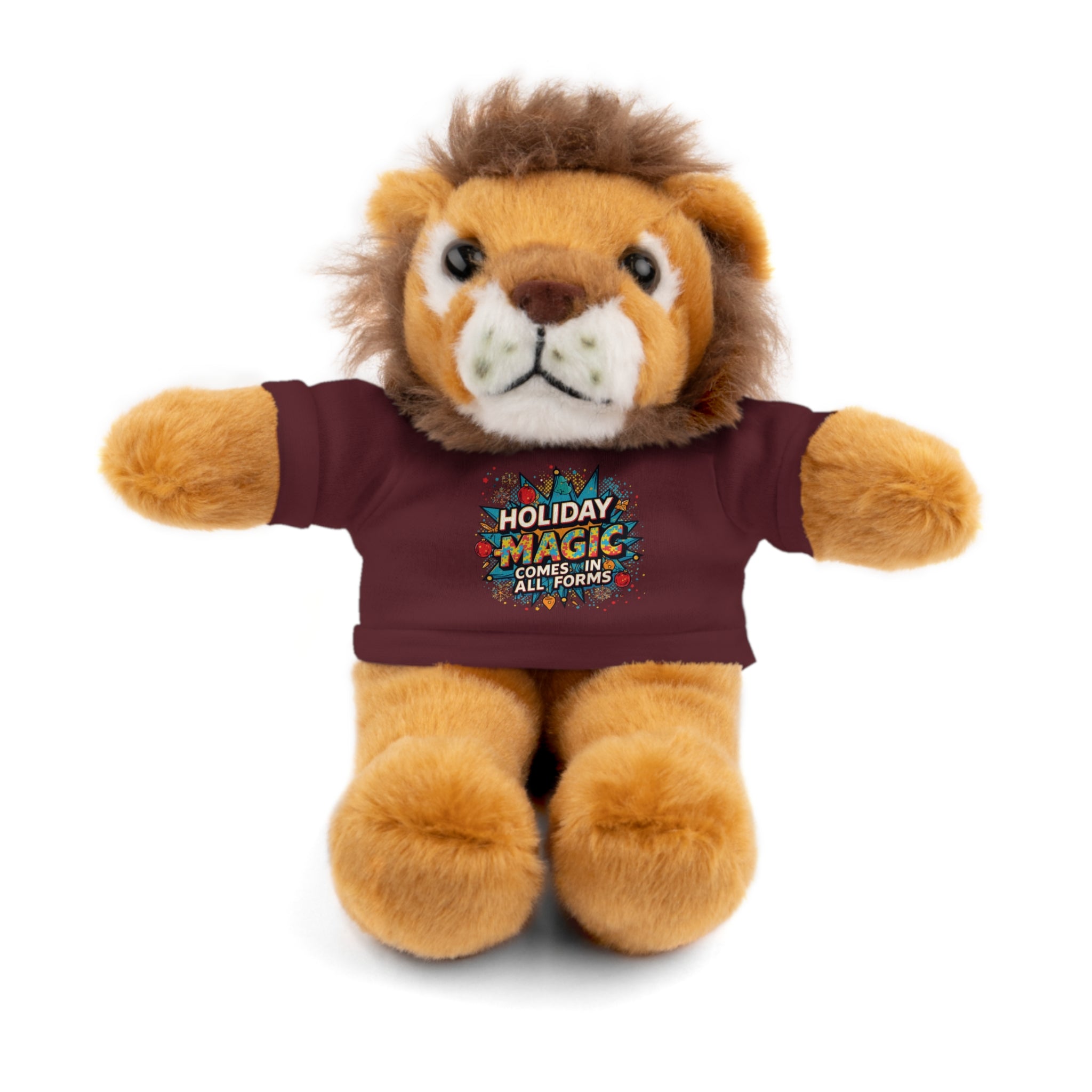 Holiday Magic Bear — Plush Teddy with 'Holiday Magic Comes in All Forms' Tee
