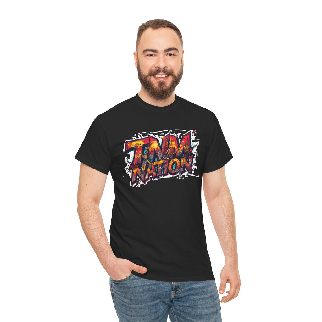 Tidal Nation Graffiti Tee - Urban Streetwear Graphic T-Shirt