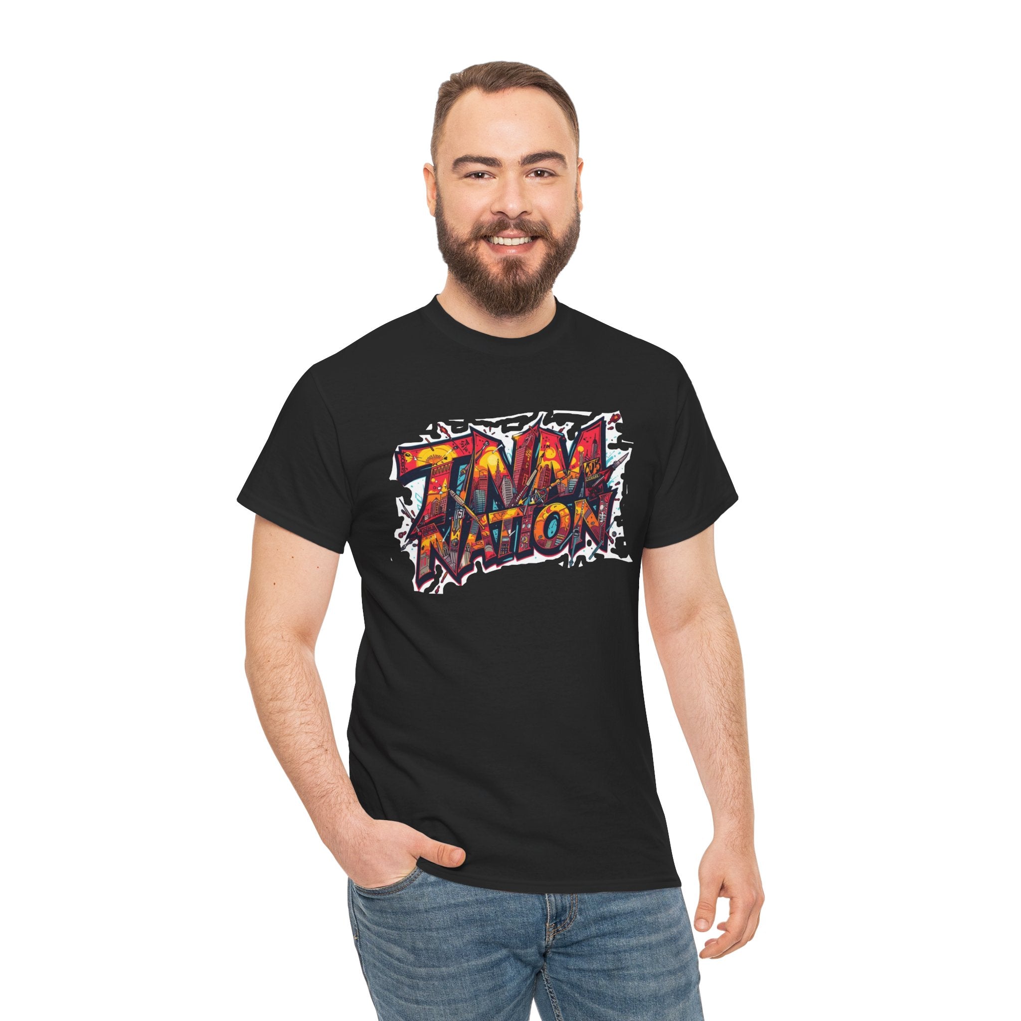Tidal Nation Graffiti Tee - Urban Streetwear Graphic T-Shirt