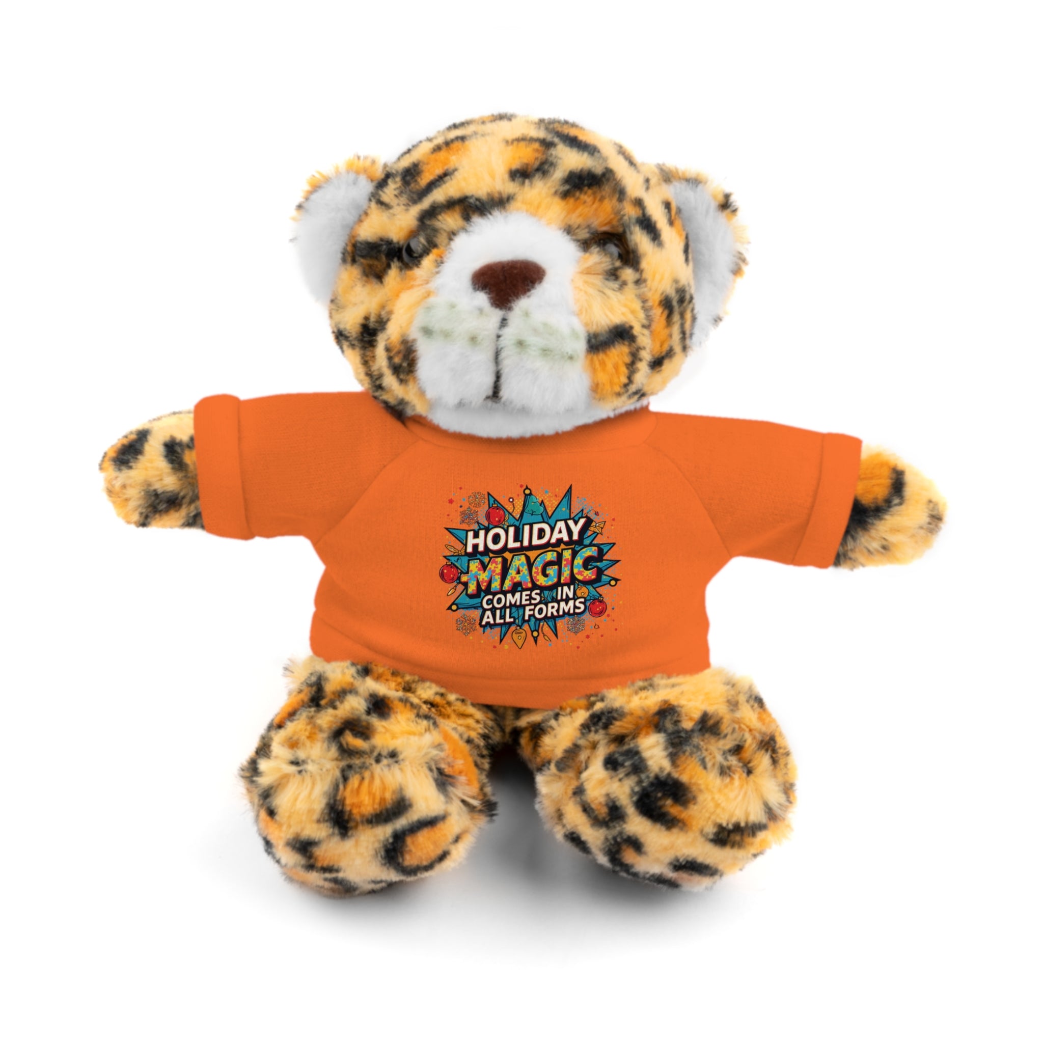 Holiday Magic Bear — Plush Teddy with 'Holiday Magic Comes in All Forms' Tee