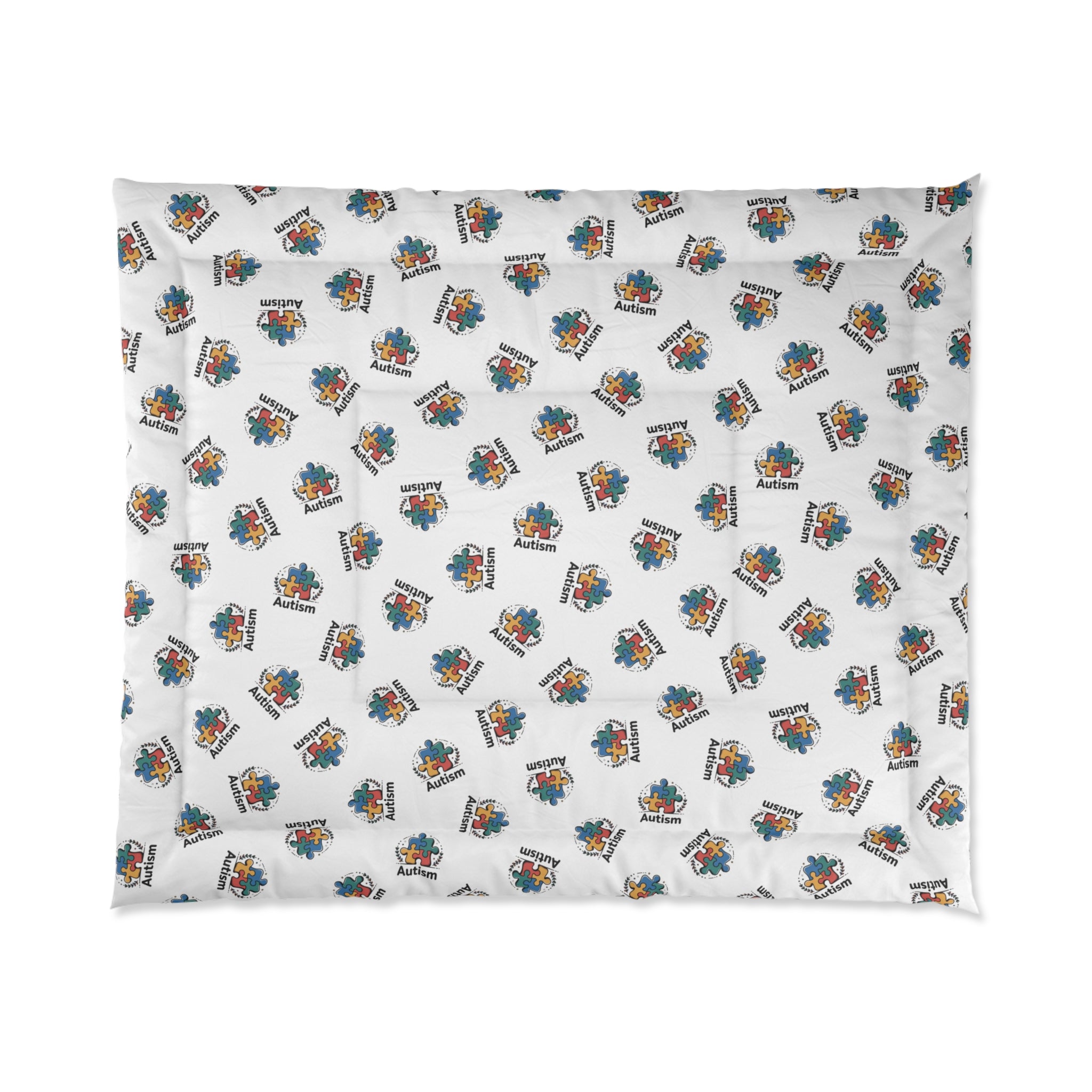 Comforter - Colorful Floral Geode Pattern Duvet Cover for Bedroom Decor