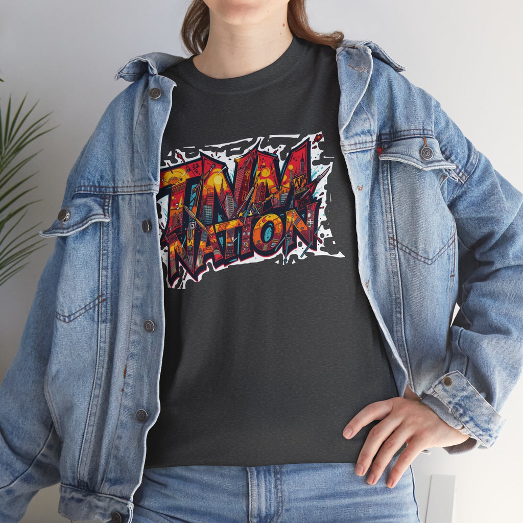 Tidal Nation Graffiti Tee - Urban Streetwear Graphic T-Shirt