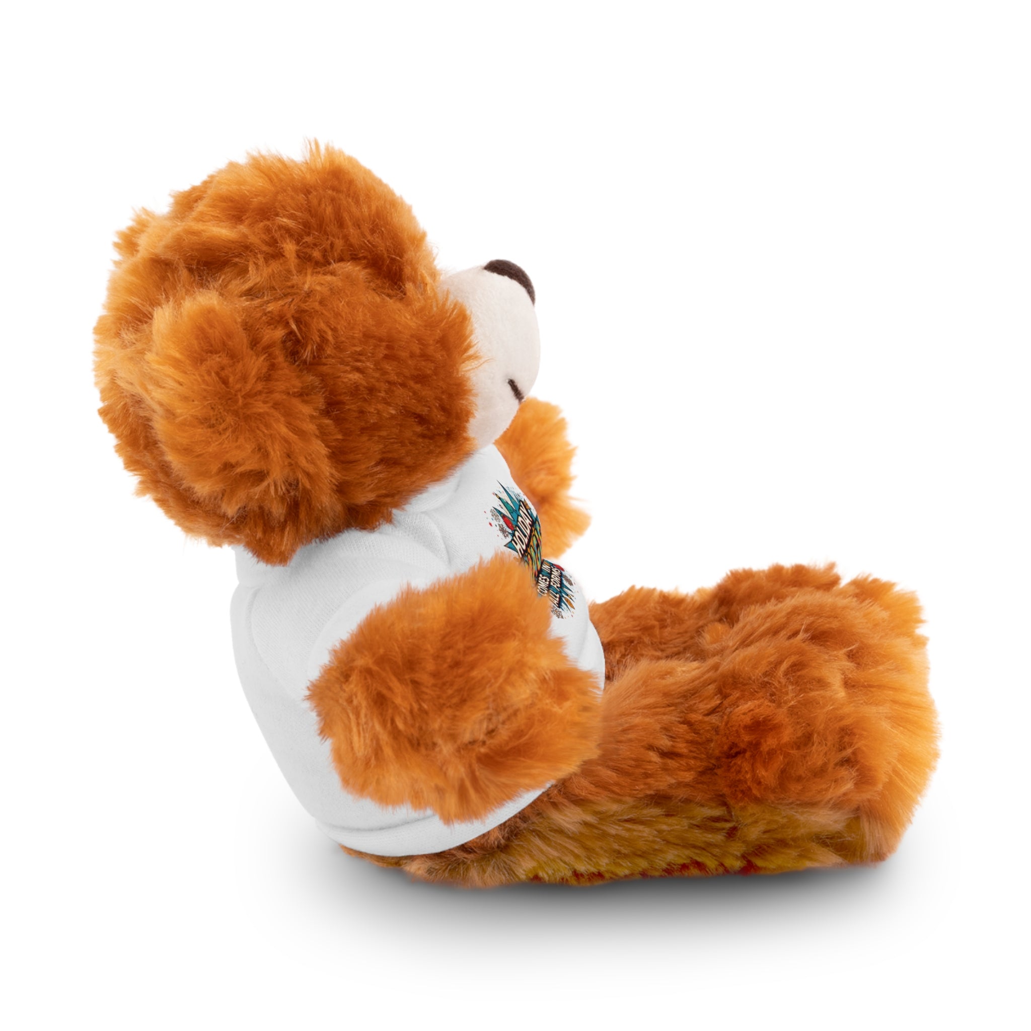 Holiday Magic Bear — Plush Teddy with 'Holiday Magic Comes in All Forms' Tee