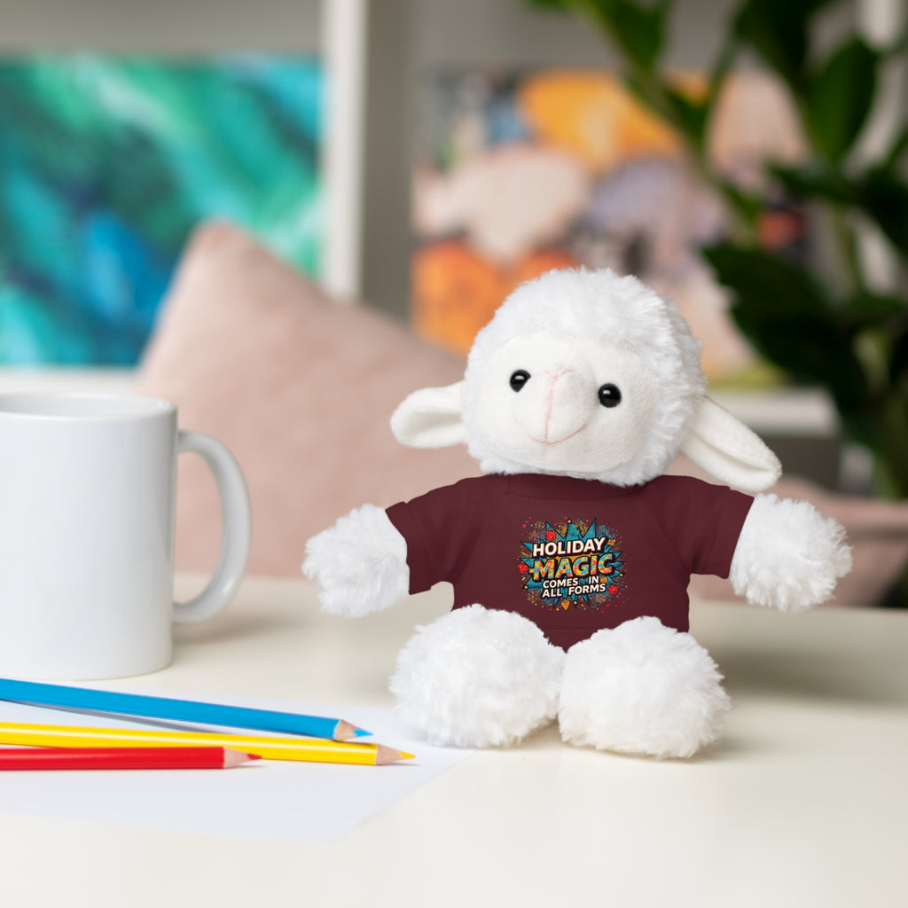 Holiday Magic Bear — Plush Teddy with 'Holiday Magic Comes in All Forms' Tee