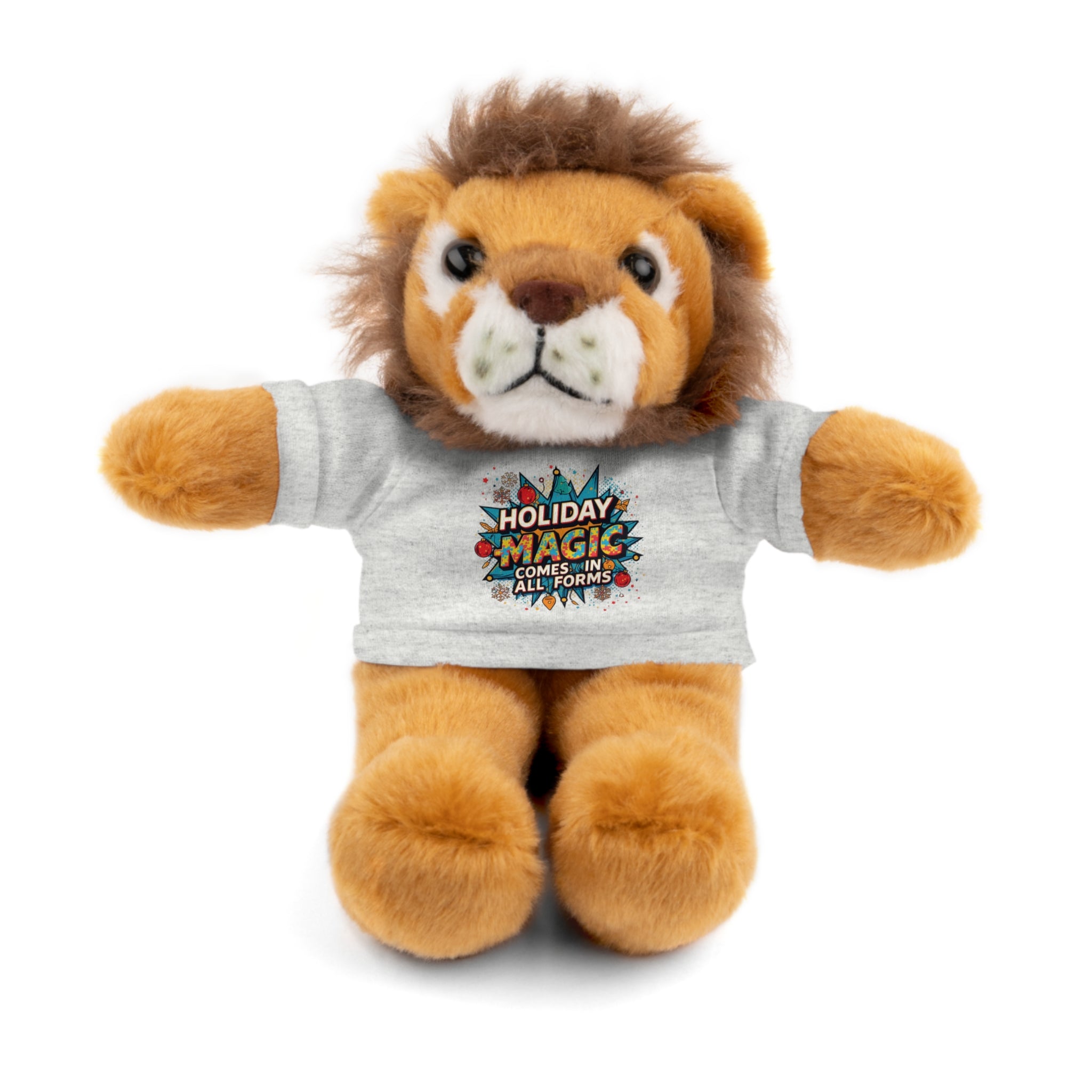 Holiday Magic Bear — Plush Teddy with 'Holiday Magic Comes in All Forms' Tee