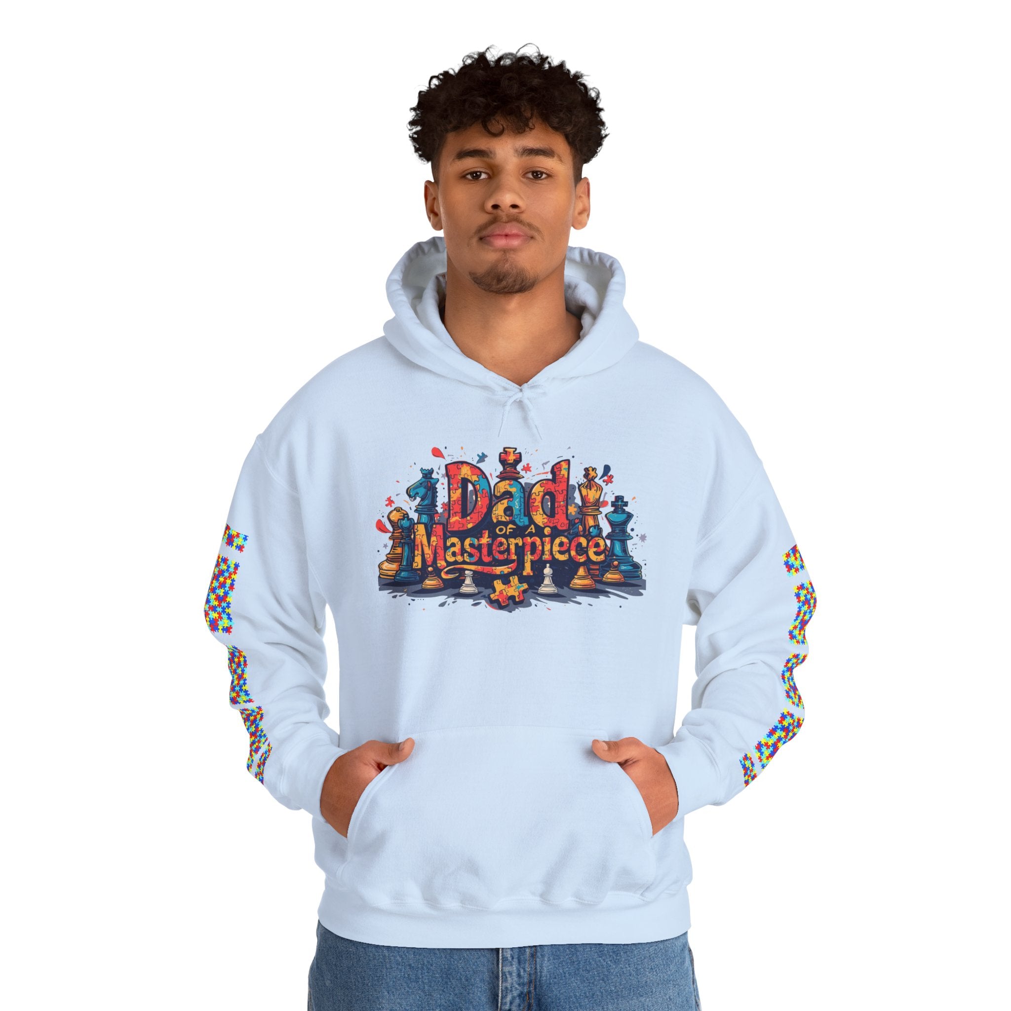 Dad Masterpiece Hoodie – Colorful Artistic Father’s Day Sweatshirt