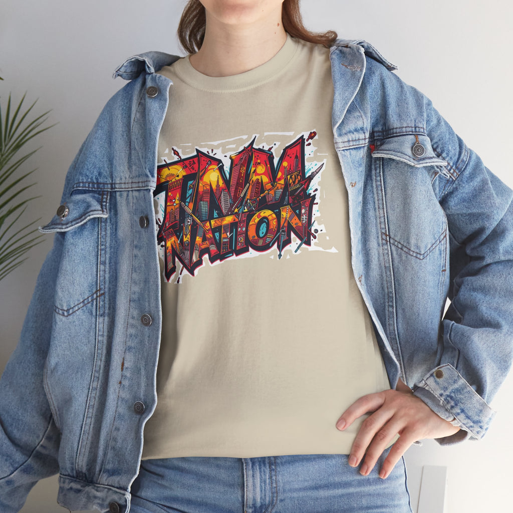 Tidal Nation Graffiti Tee - Urban Streetwear Graphic T-Shirt