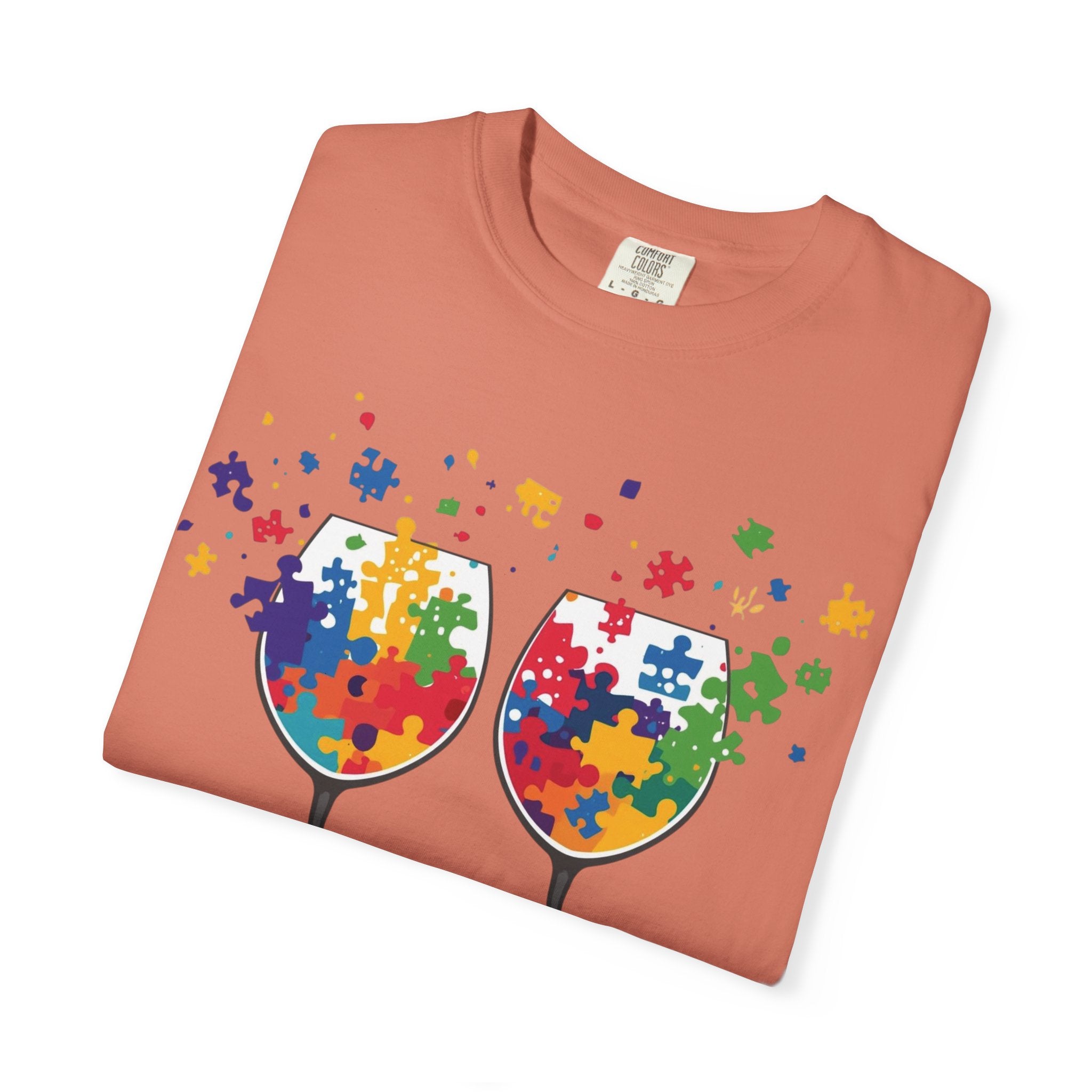 New Year’s Day Puzzle Wine T-Shirt
