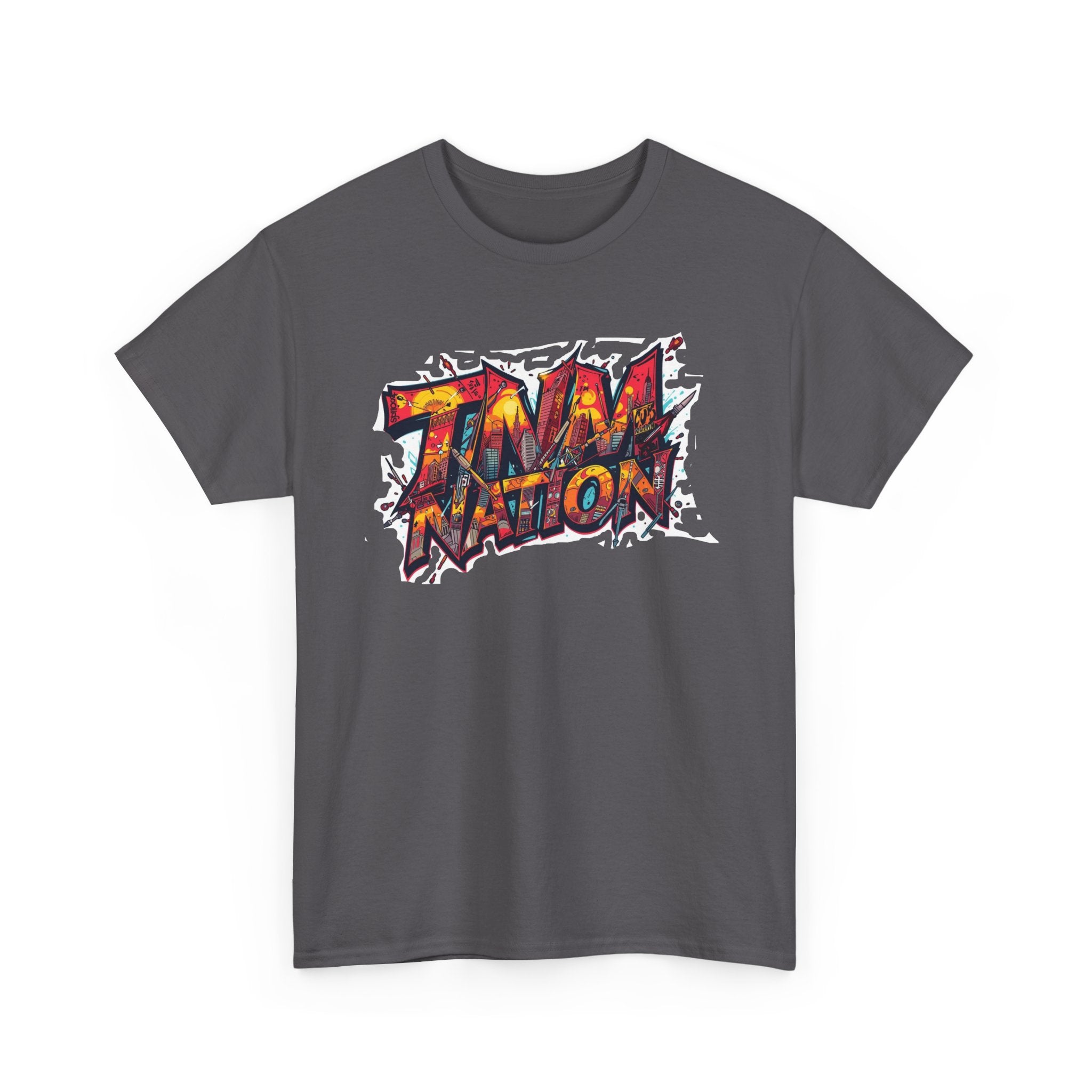 Tidal Nation Graffiti Tee - Urban Streetwear Graphic T-Shirt