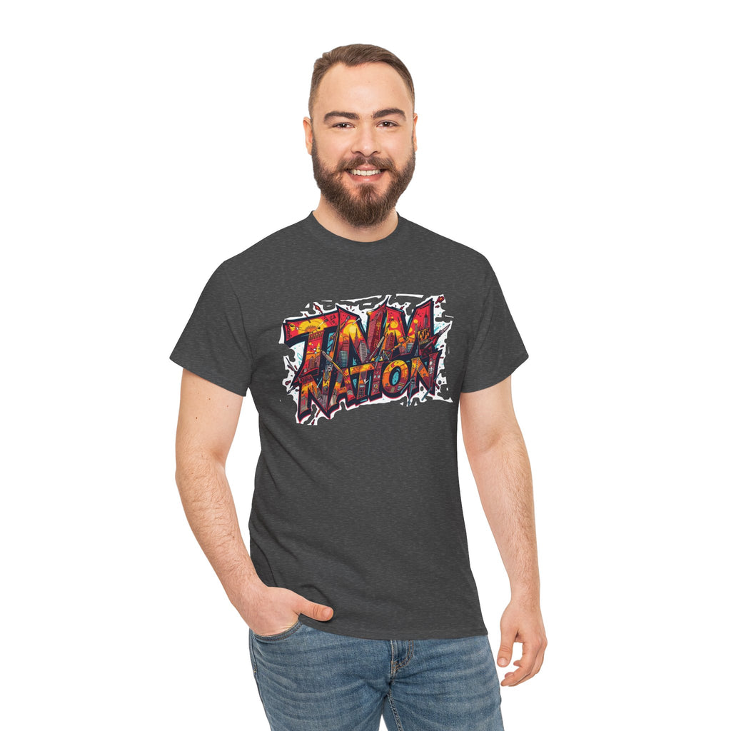 Tidal Nation Graffiti Tee - Urban Streetwear Graphic T-Shirt