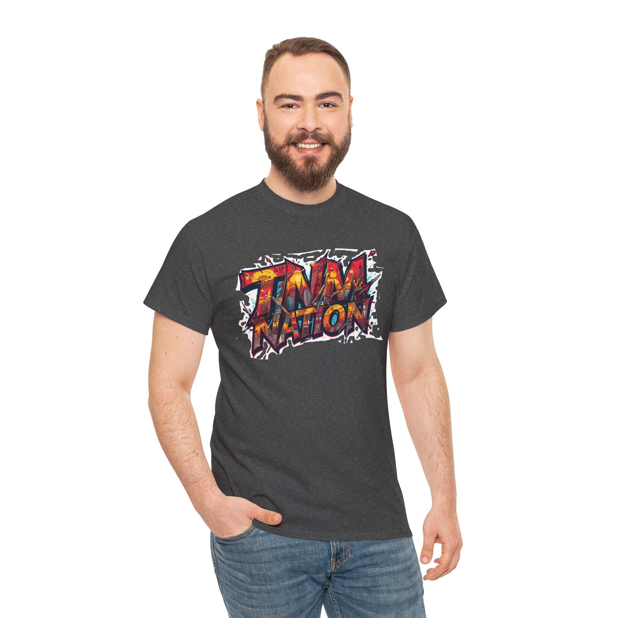 Tidal Nation Graffiti Tee - Urban Streetwear Graphic T-Shirt