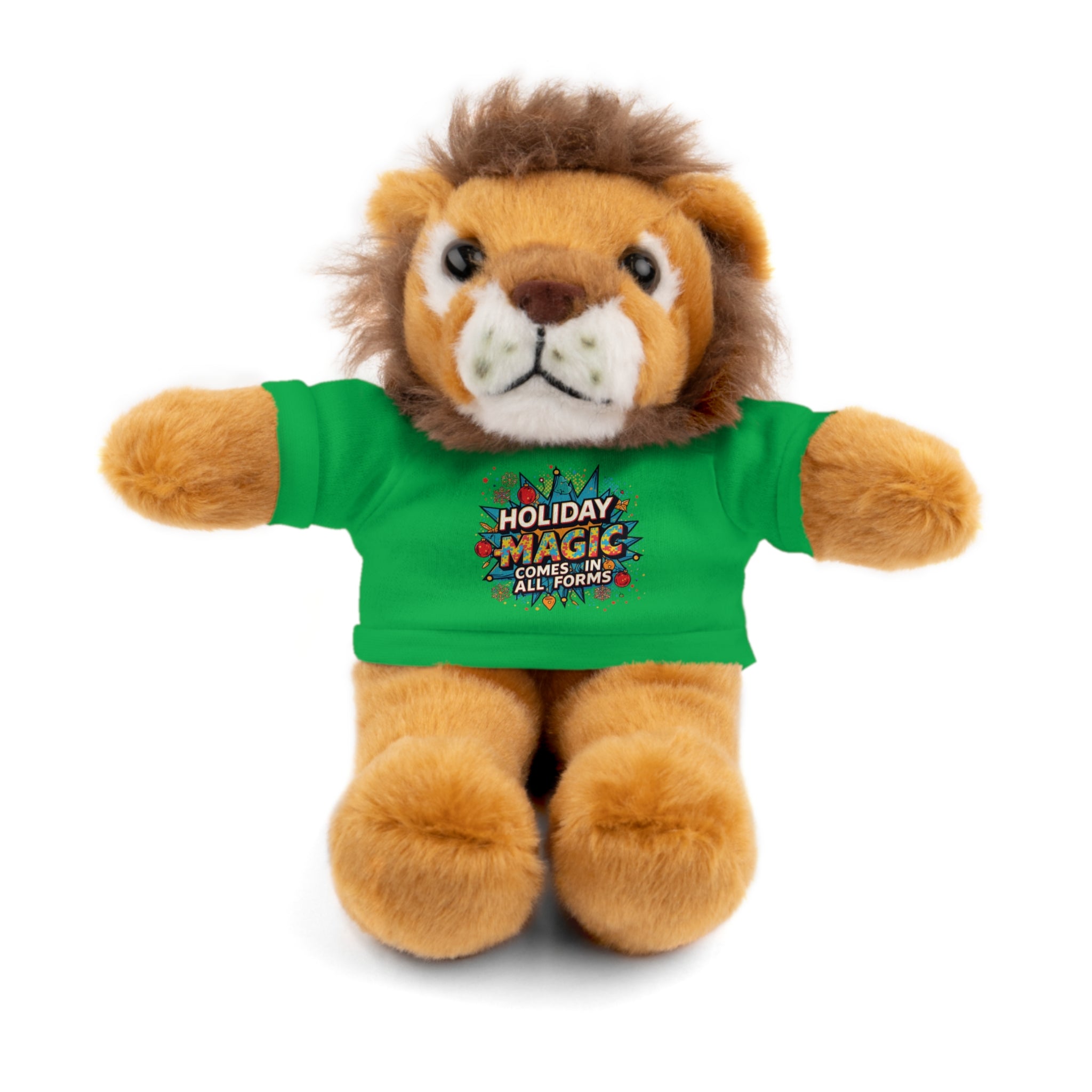 Holiday Magic Bear — Plush Teddy with 'Holiday Magic Comes in All Forms' Tee