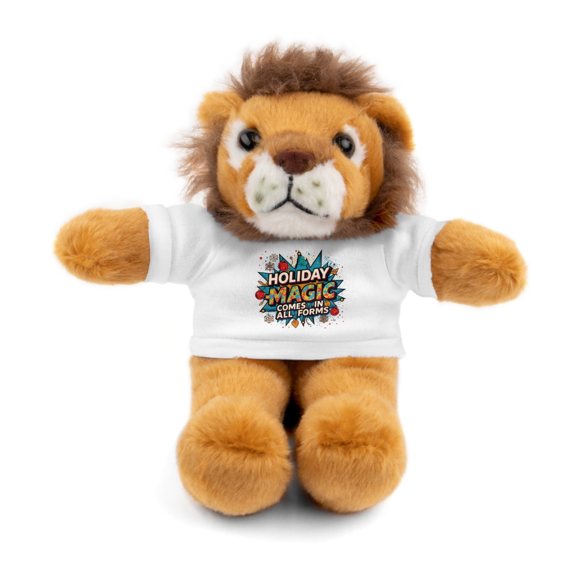 Holiday Magic Bear — Plush Teddy with 'Holiday Magic Comes in All Forms' Tee