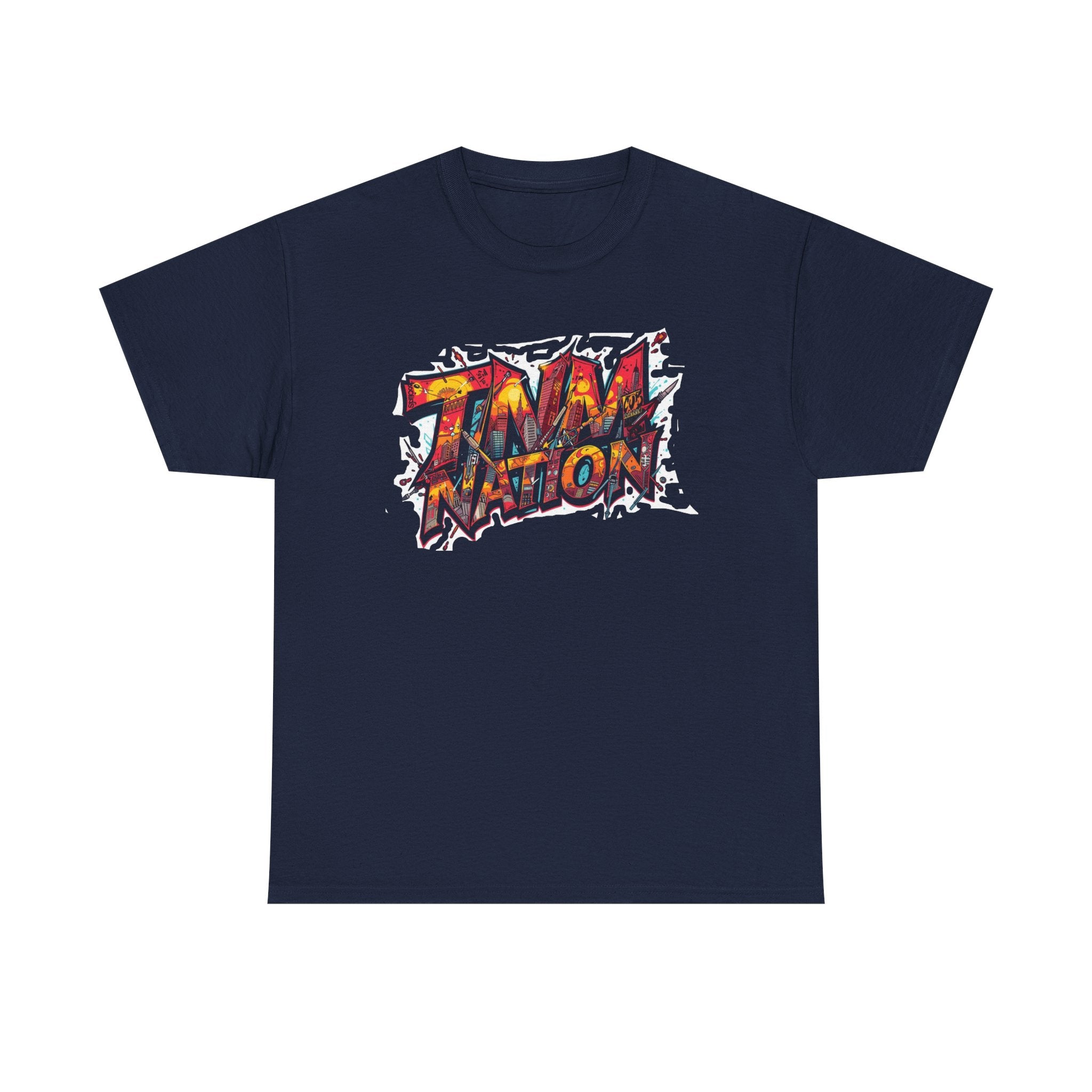 Tidal Nation Graffiti Tee - Urban Streetwear Graphic T-Shirt