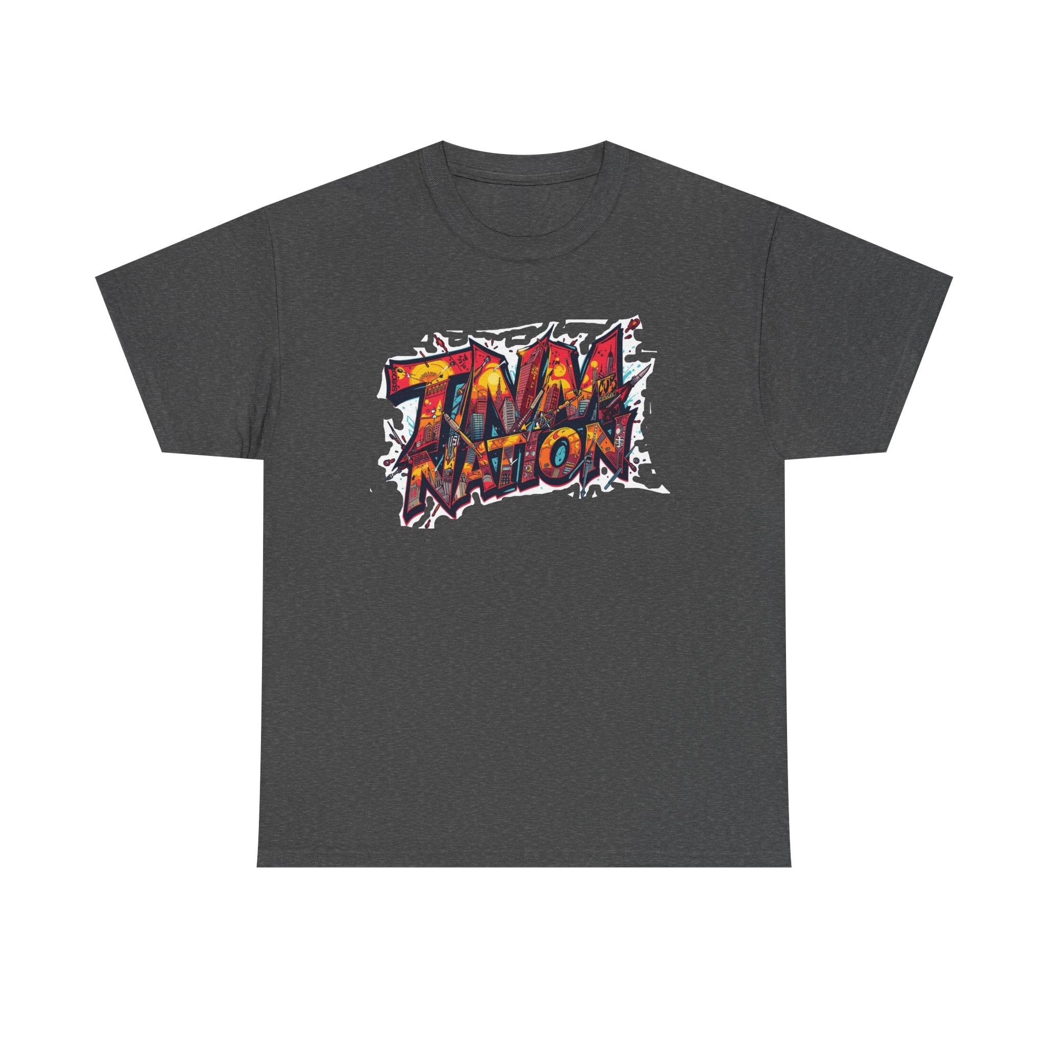 Tidal Nation Graffiti Tee - Urban Streetwear Graphic T-Shirt