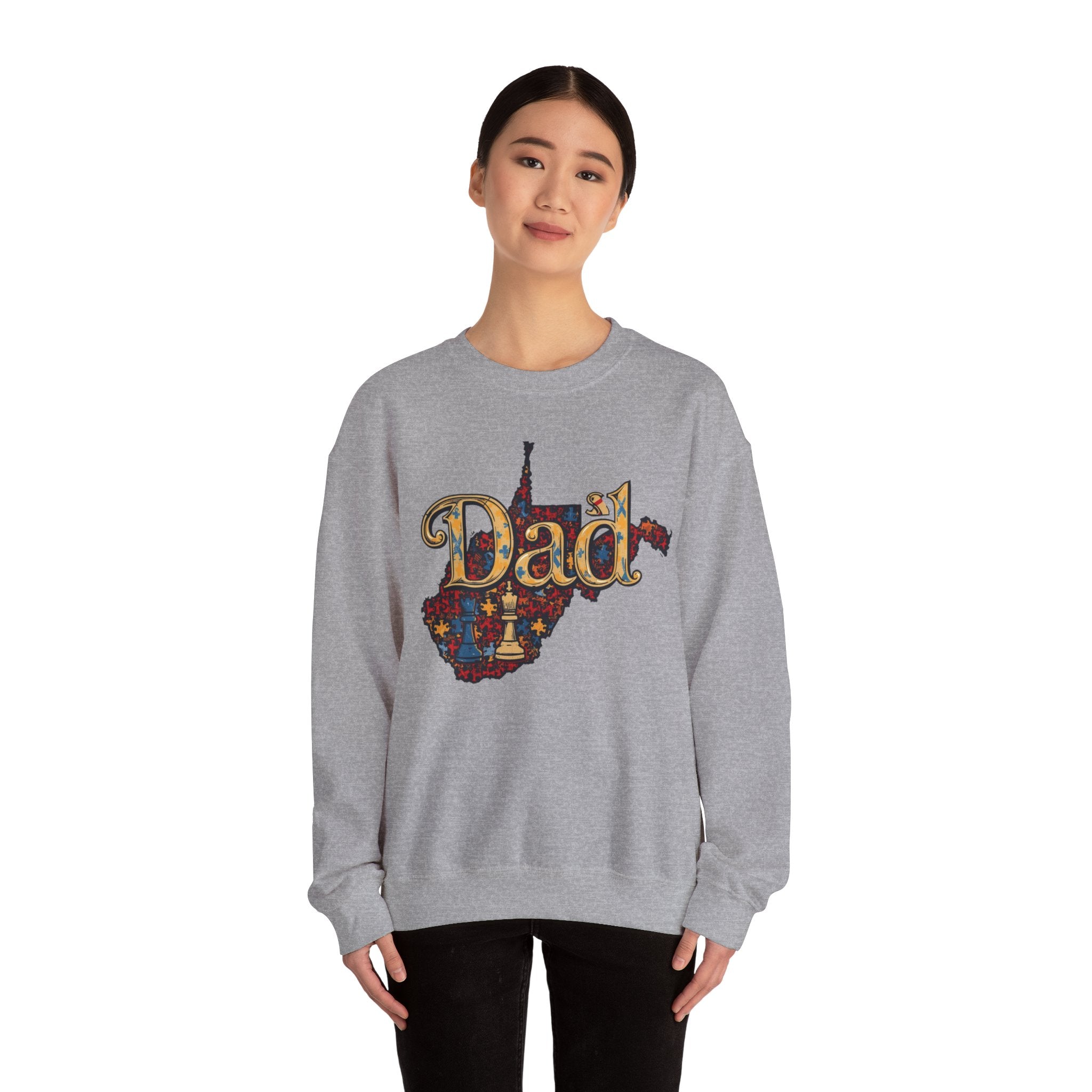 Dad State Pride Sweatshirt — West Virginia Dad Crewneck