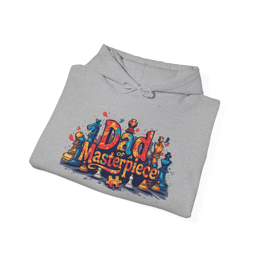 Dad Masterpiece Hoodie – Colorful Artistic Father’s Day Sweatshirt