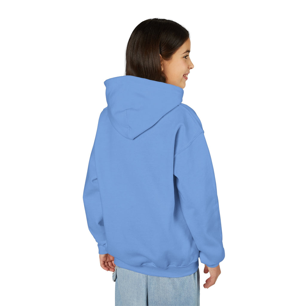 Youth Hoodie — "Why Is Everyone Rushing Me?" Colorful Comic Graphic