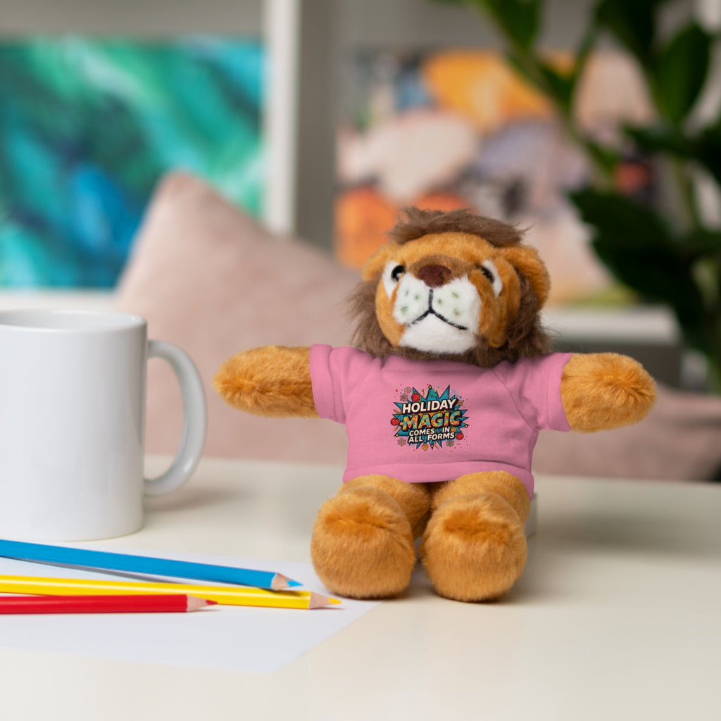 Holiday Magic Bear — Plush Teddy with 'Holiday Magic Comes in All Forms' Tee