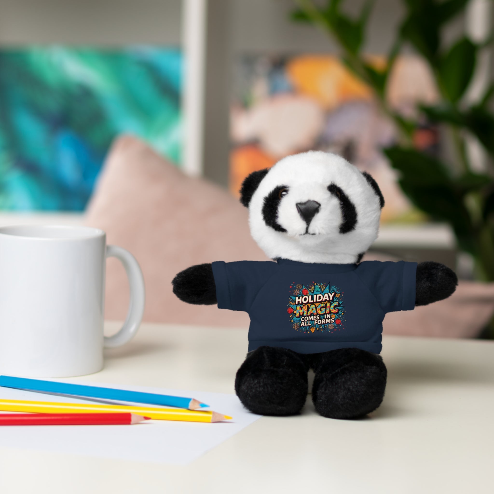 Holiday Magic Bear — Plush Teddy with 'Holiday Magic Comes in All Forms' Tee
