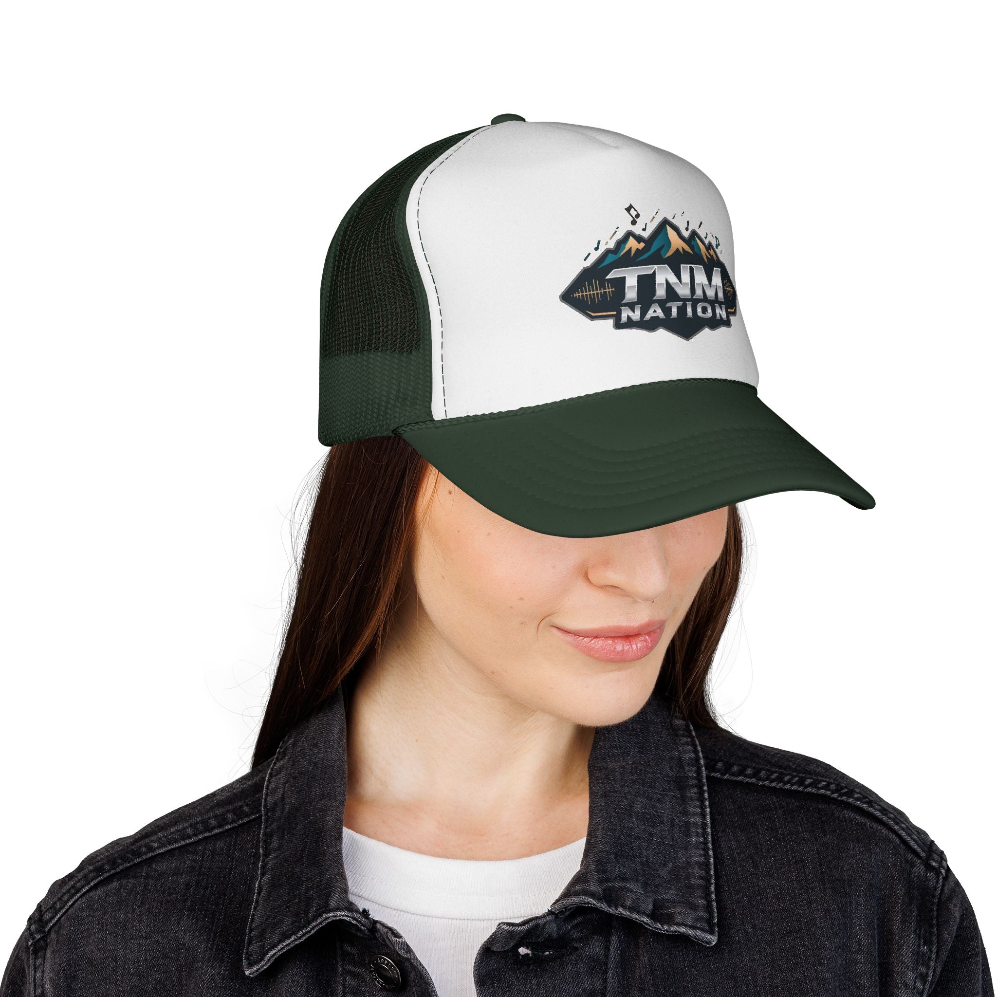 TNM Nation Trucker Cap — Adventure Mountain Logo Mesh Hat